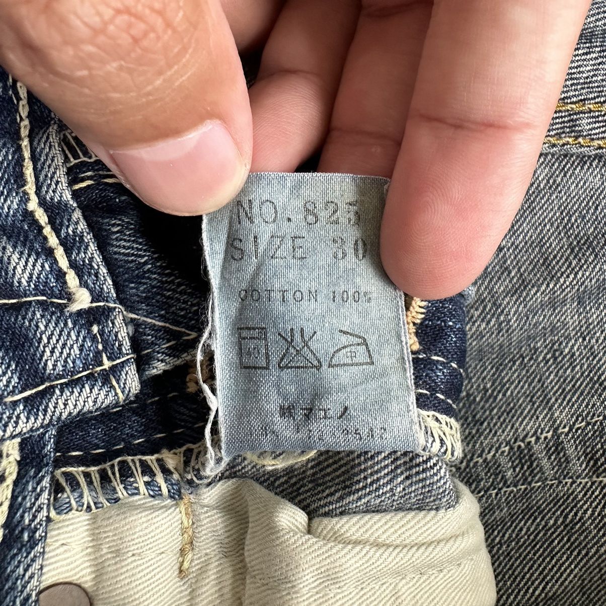 Japanese Brand Vintage Japanese Redline Distress Faded Denim Jean Pant W29 Size US 29 - 15 Thumbnail