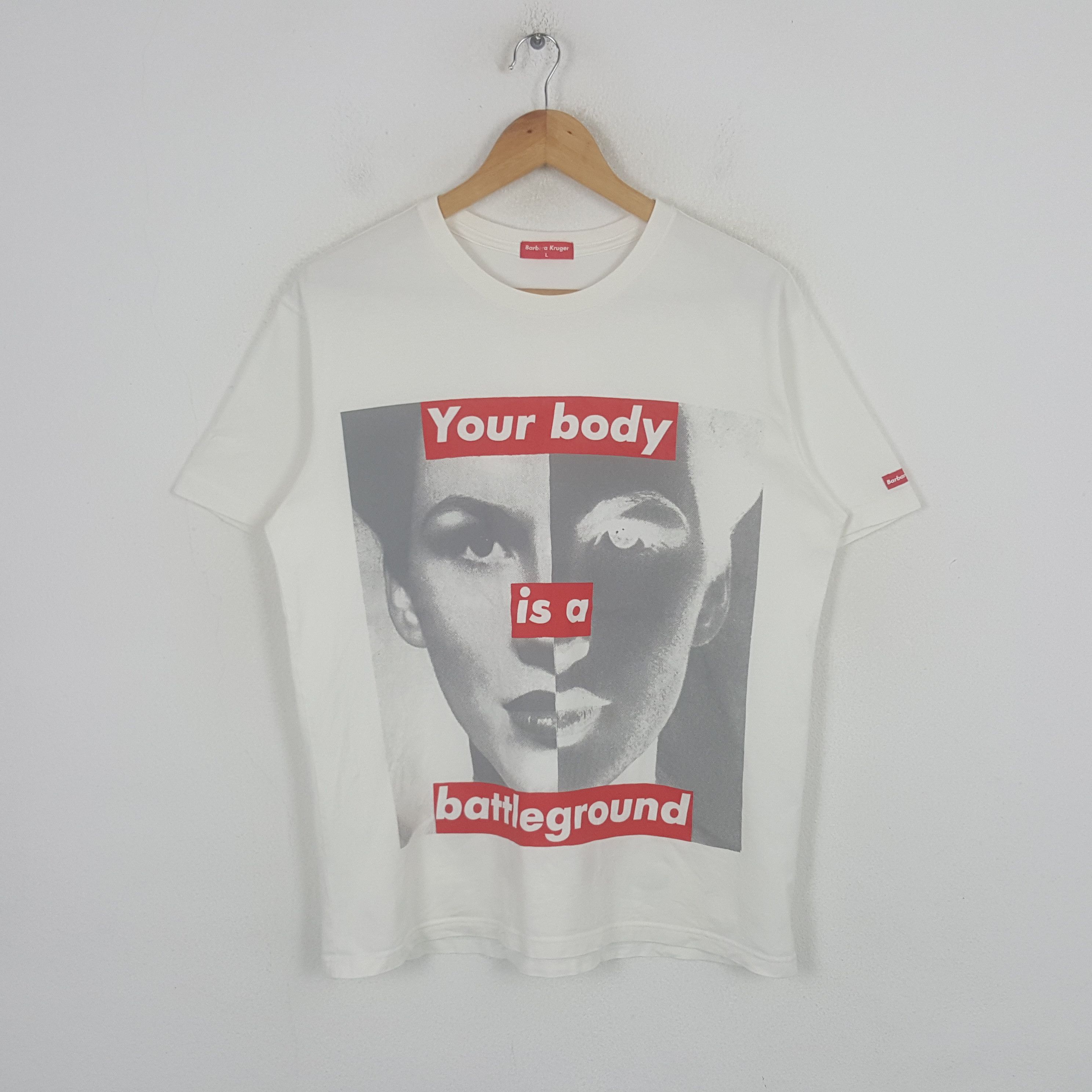Barbara Kruger Vintage Barbara Kruger Japanese Brand Tshirt C299N80 Size US L / EU 52-54 / 3 - 1 Thumbnail