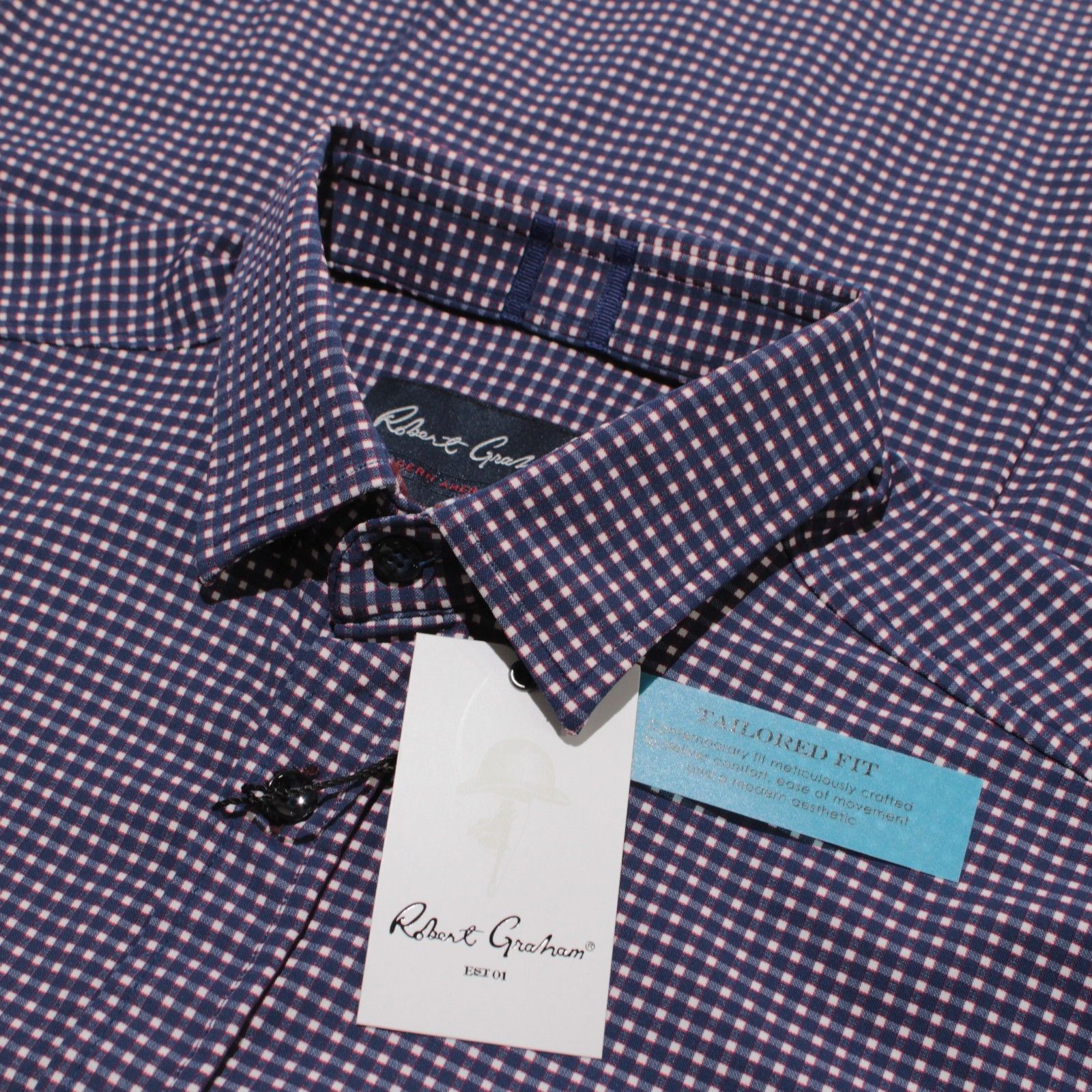 Robert Graham Robert Graham New with tags Shirt Size S US In Blue Size US S / EU 44-46 / 1 - 1 Thumbnail