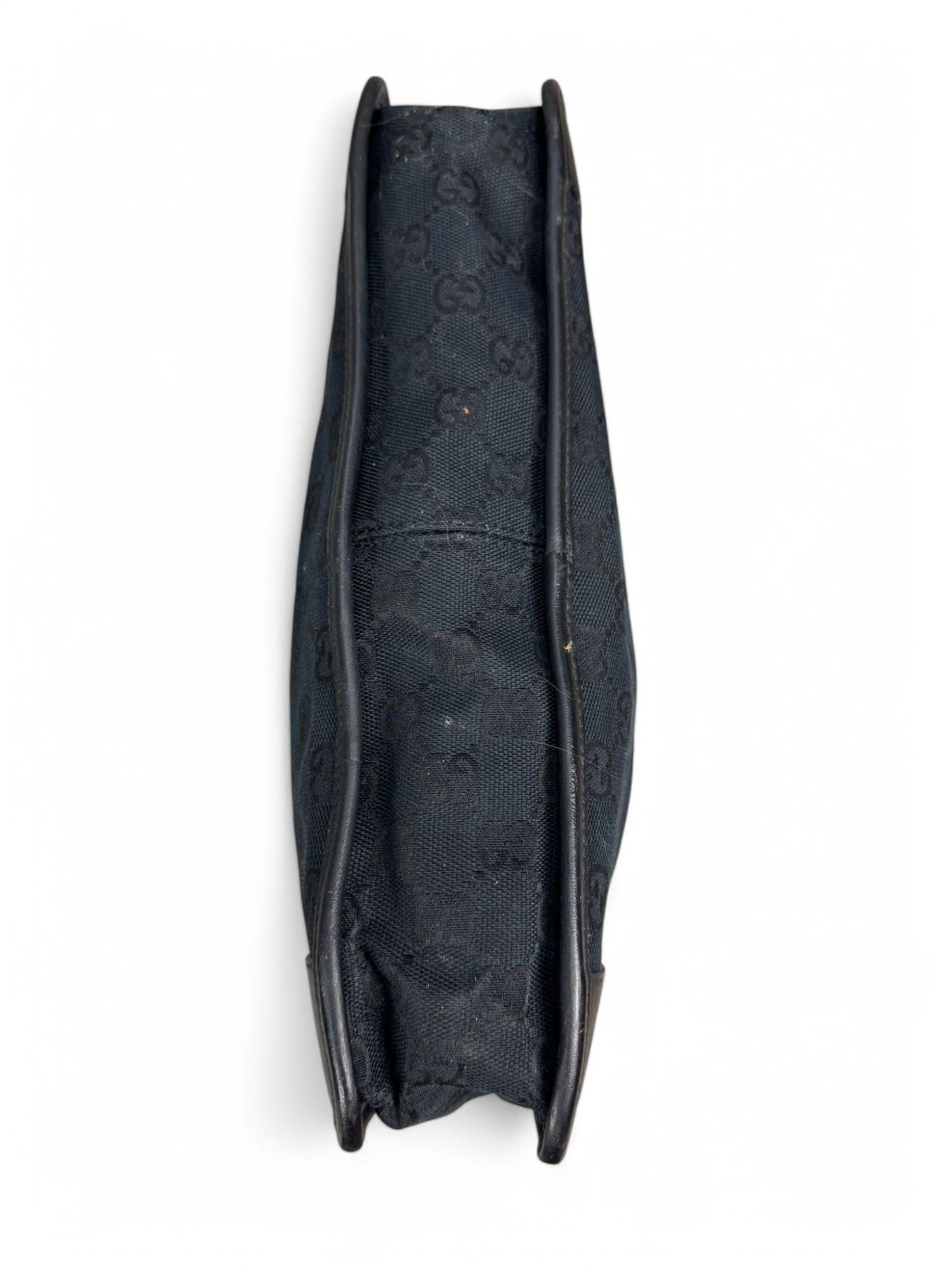 Gucci Gucci - Hobo Leather Handbag Shoulder Bag Monogram Black Size ONE SIZE - 13 Thumbnail