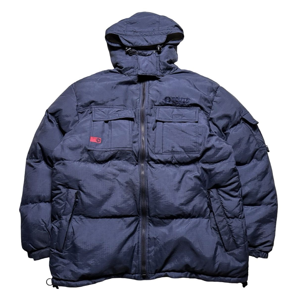 Southpole Vintage Southpole Puffer Jacket Hoodie Men’s L Navy Y2K Duck Size US L / EU 52-54 / 3 - 1 Thumbnail