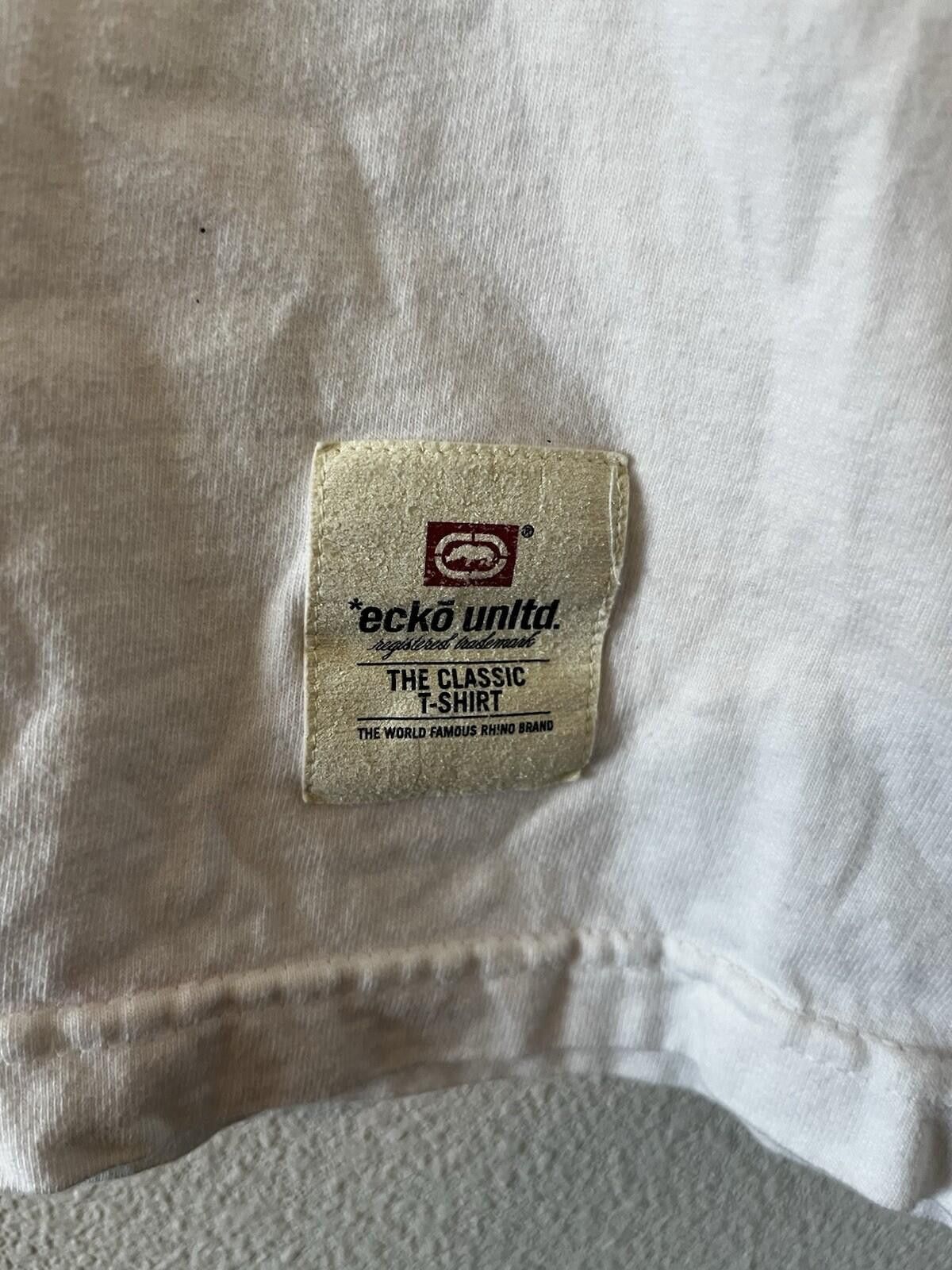 Ecko Unltd. Vintage Ecko Unltd Rhino Graphic Logo T-Shirt White 2XL Size US XXL / EU 58 / 5 - 4 Thumbnail