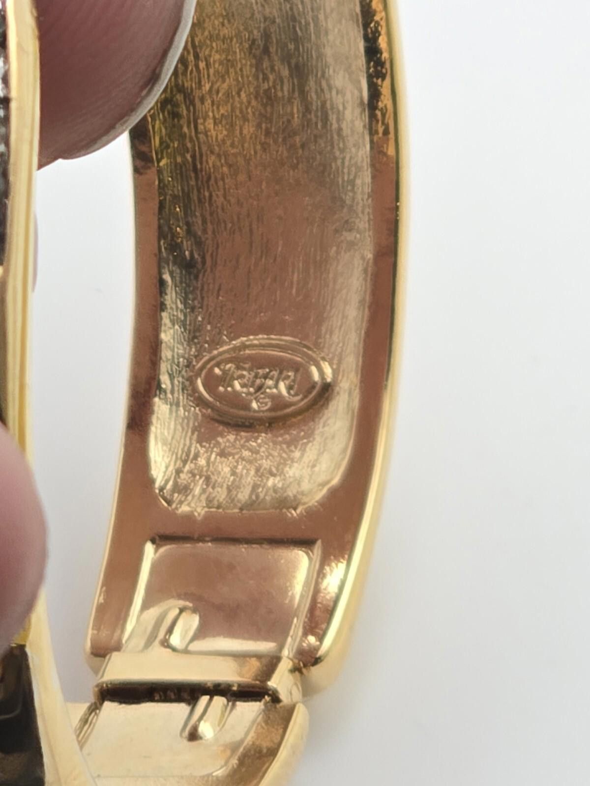 Other Vintage Trifari Gold-Tone Rhinestone Cuff Bracelet Size ONE SIZE - 4 Thumbnail