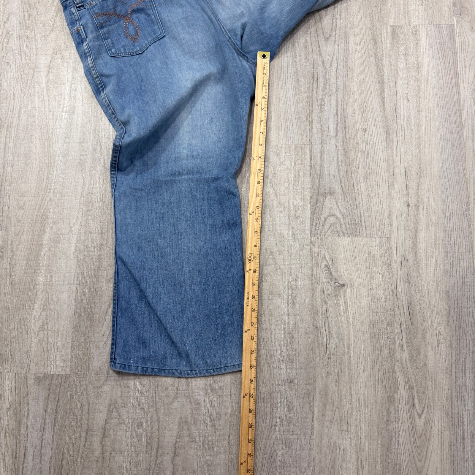 Wrangler Vintage Wrangler Jeans Men's 42 Short (Fits 42x25) Blue Size US 42 / EU 58 - 12 Thumbnail