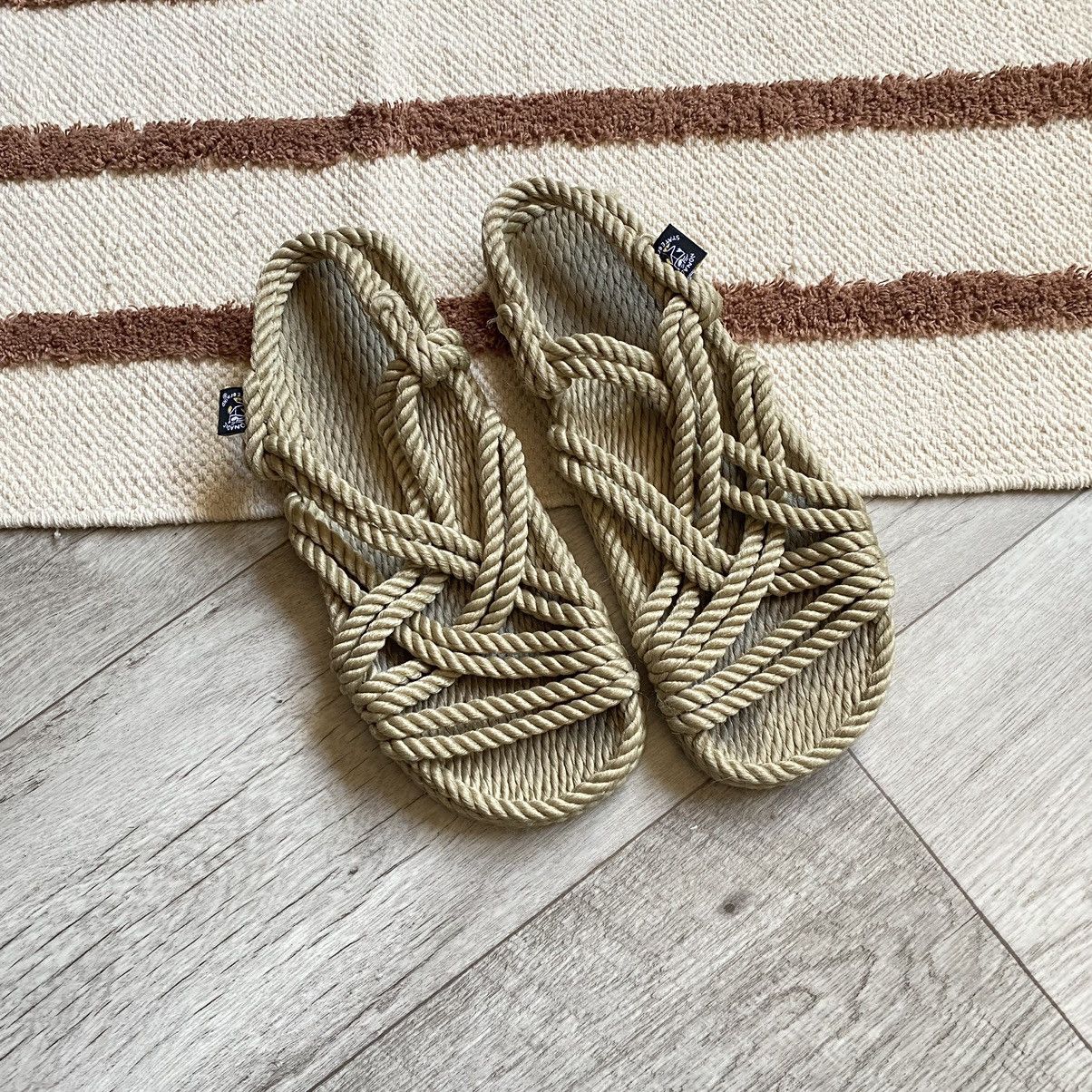 Designer AMAZING NOMADIC CRAFTSMEN ROPE SANDALS Size US 9.5 / EU 42-43 - 2 Thumbnail