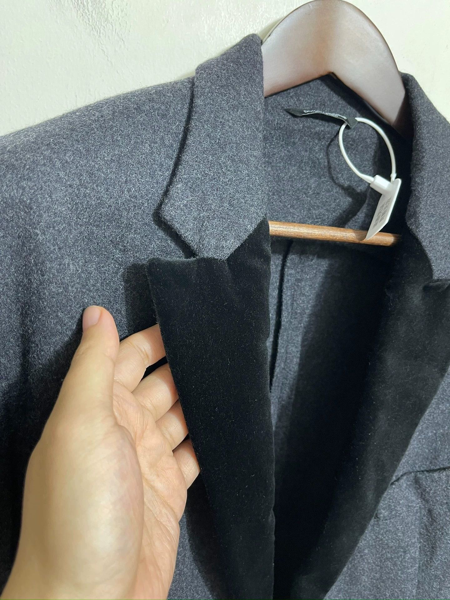 Dolce & Gabbana Dolce & Gabbana Charcoal Gray Wool Blazer Size 52 Size US L / EU 52-54 / 3 - 3 Thumbnail