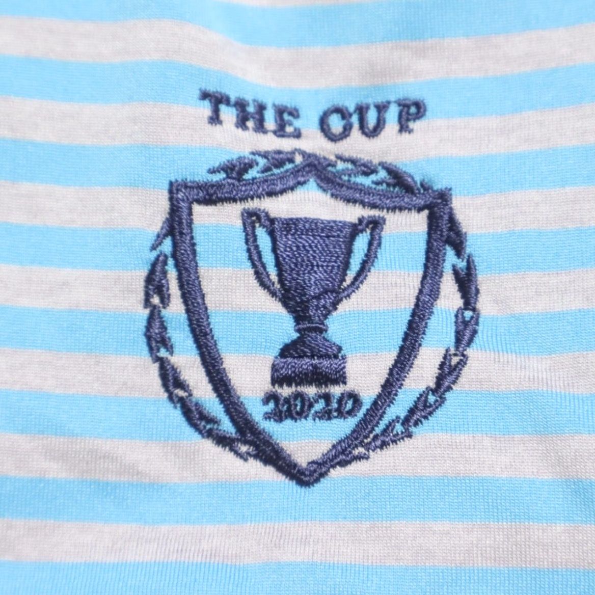 johnnie-O Johnnie-O The Cup Performance Stretch Striped Polo Shirt Blue Men M Size US M / EU 48-50 / 2 - 6 Thumbnail
