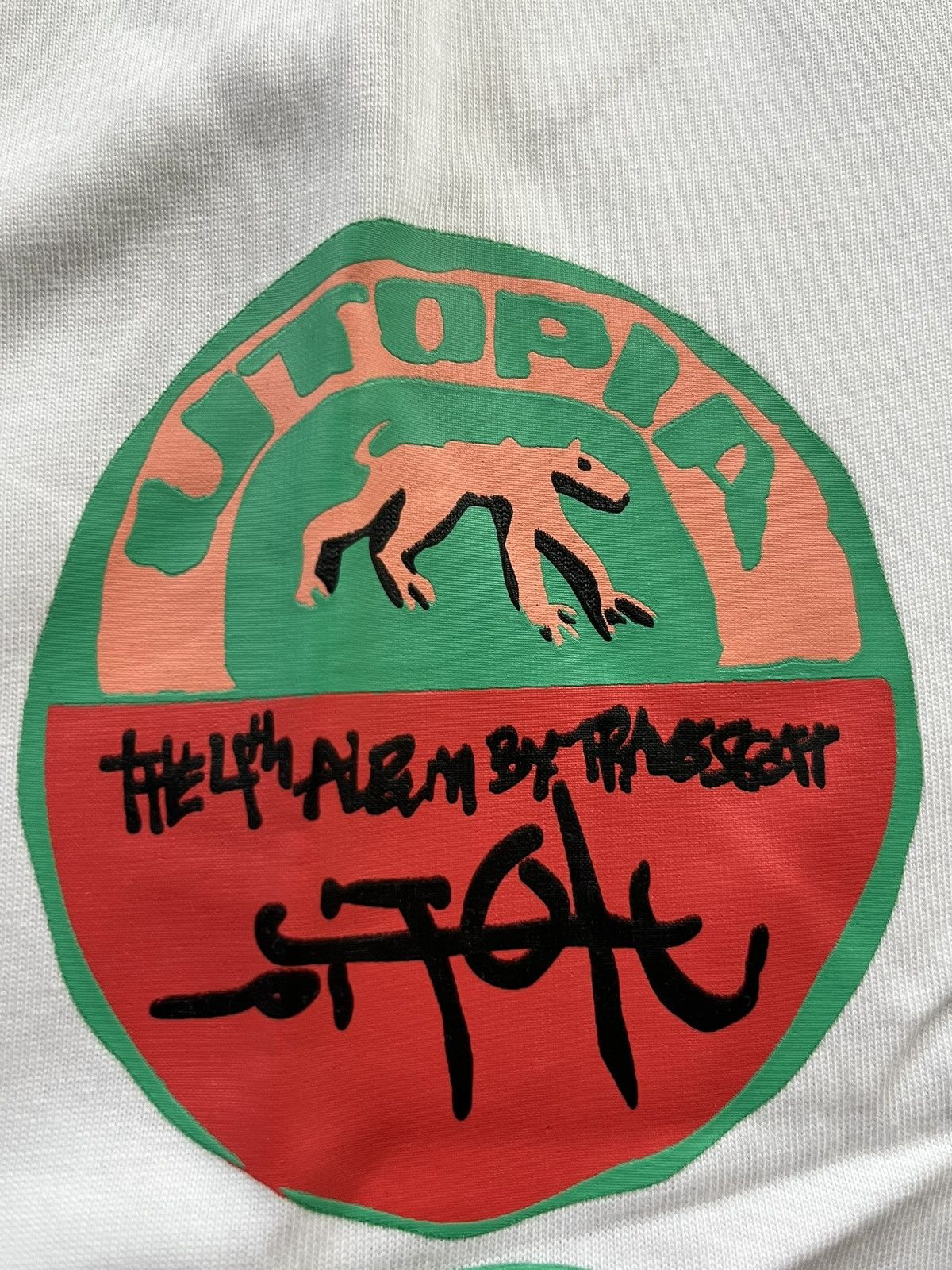 Travis Scott × Vintage Travis Scott ‘Utopia’ Graphic Tee Size US L / EU 52-54 / 3 - 3 Thumbnail
