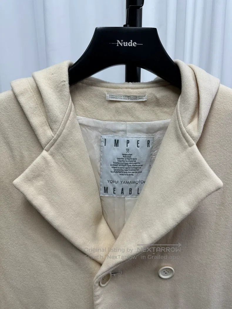 Yohji Yamamoto YOHJI YAMAMOTO Wool hooded double-breasted coat Size M / US 6-8 / IT 42-44 - 4 Thumbnail