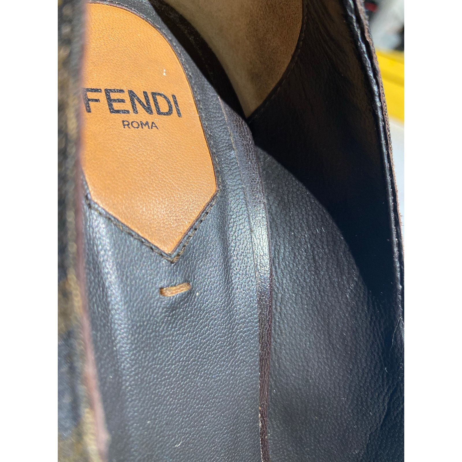 Fendi monogram zucca logo pump heel Size US 9 / IT 39 - 3 Thumbnail