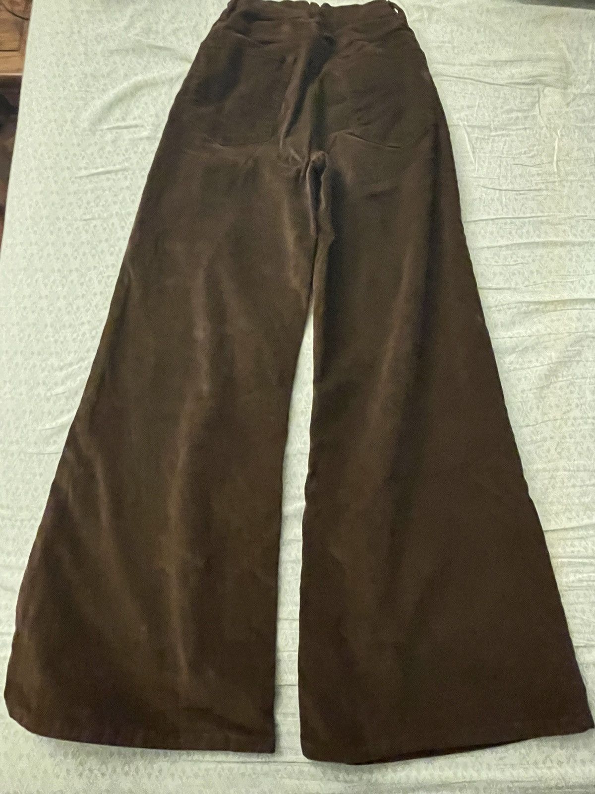 Frame Frame Le Palazzo Corduroy Brown Wide Leg Pants/Jeans Size 27" / US 4 / IT 40 - 5 Thumbnail