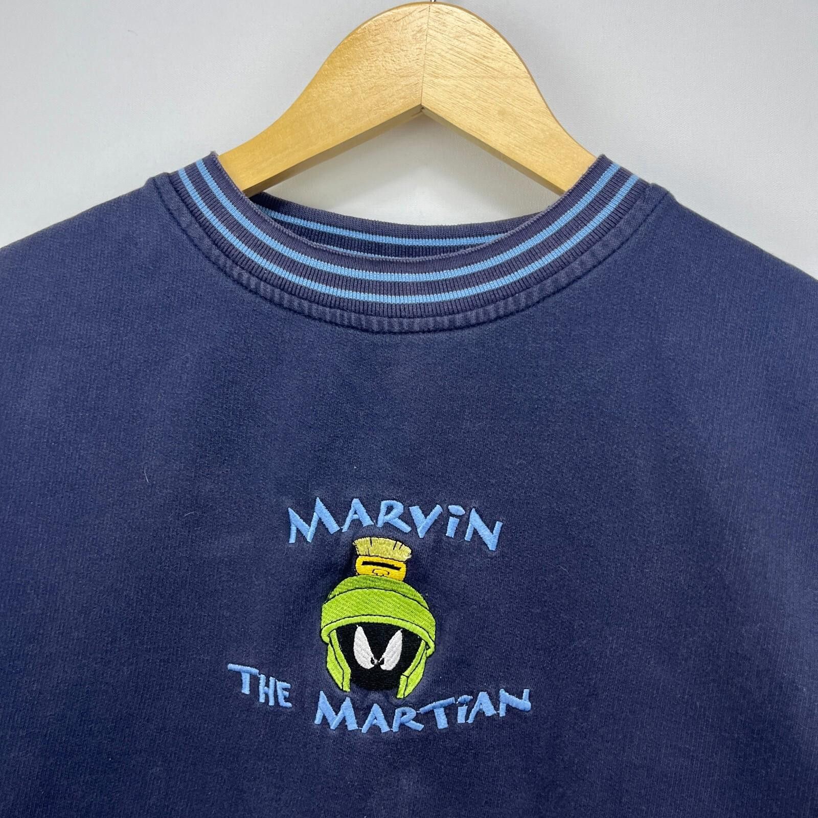 Vintage Vintage 90s Marvin the Martian Looney Tunes Sweatshirt Small Size US S / EU 44-46 / 1 - 3 Thumbnail