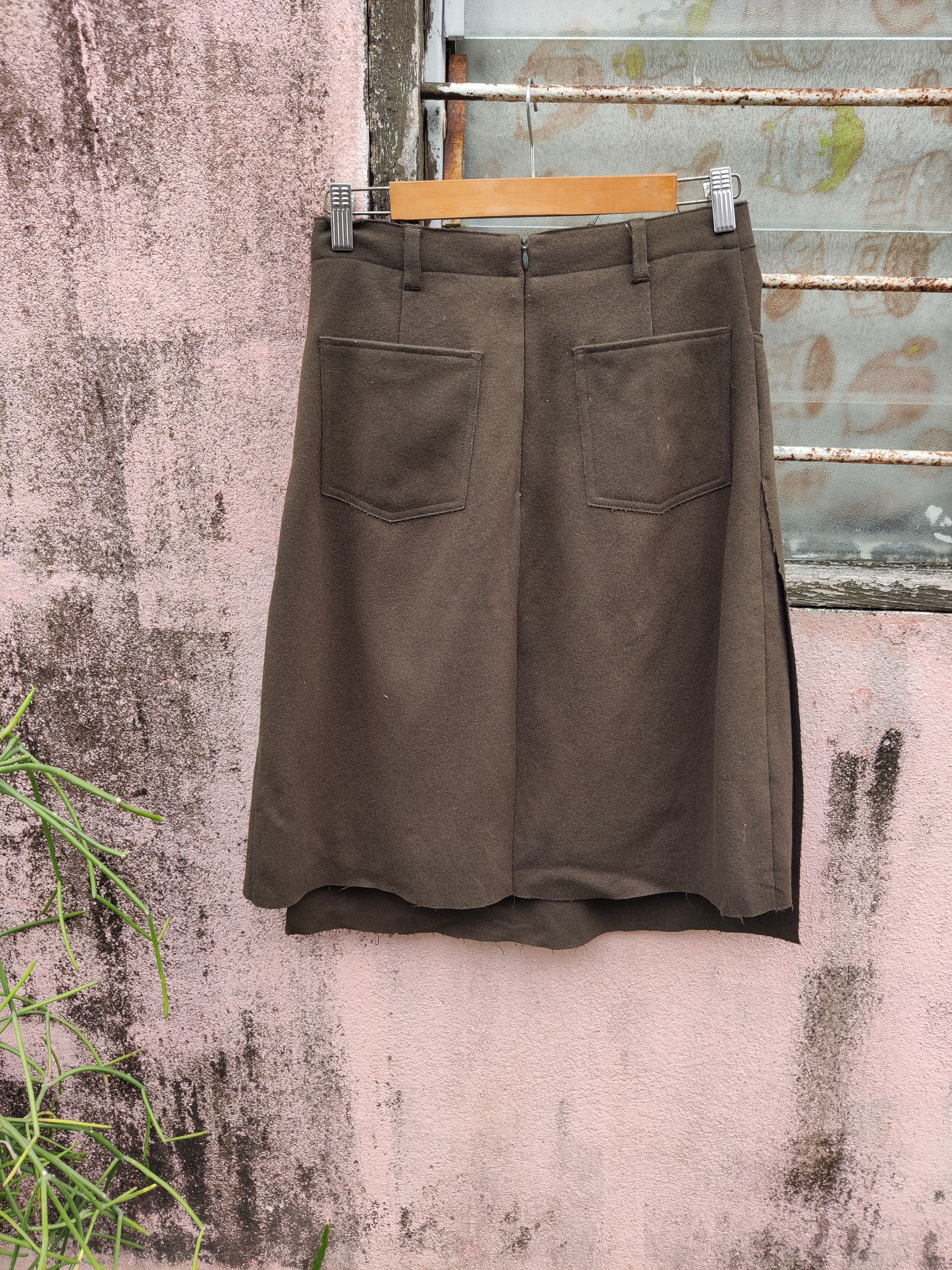 Acne Studios Vintage Acne Studio Distructive Wool Glide Paw14 Skirt Size 26" / US 2 / IT 38 - 4 Thumbnail