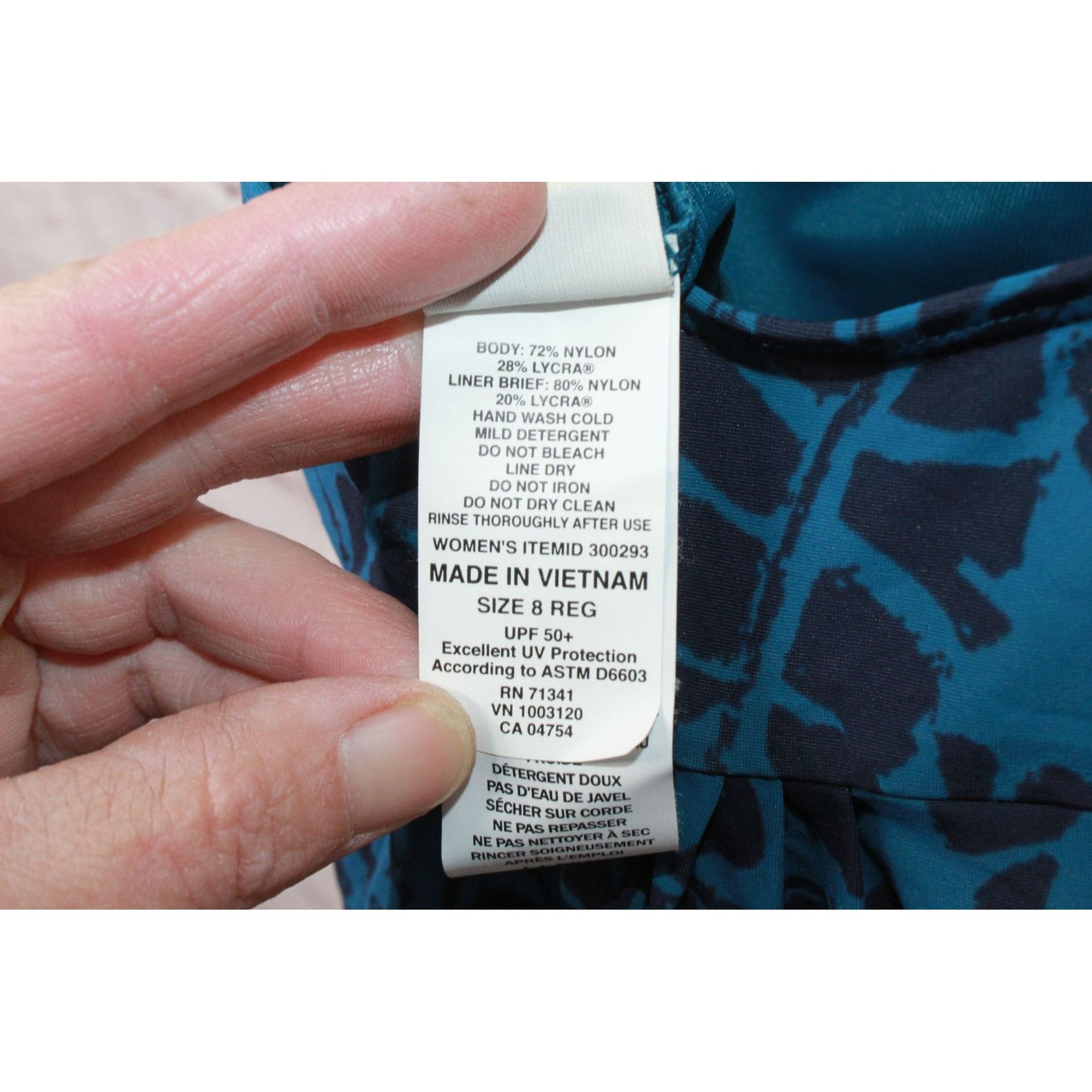 L.L. Bean × Swims LL Bean Women's Shaping Swimwear Soft Drape Tankini Top Size M / US 6-8 / IT 42-44 - 8 Thumbnail
