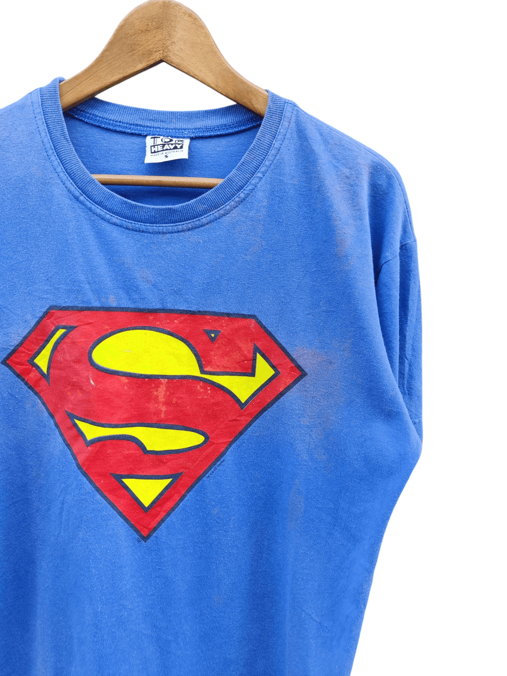 DC Comics Vintage Superman Logo Top Heavy Superheroes DC Comics Shirt Size US S / EU 44-46 / 1 - 2 Thumbnail