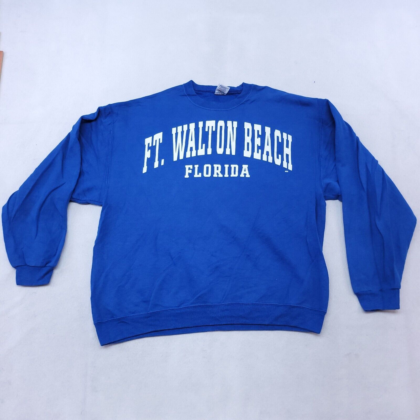 Jerzees Ft Walton Beach Florida Jerzees Sweatshirt Women Size L Blue Size L / US 10 / IT 46 - 1 Thumbnail