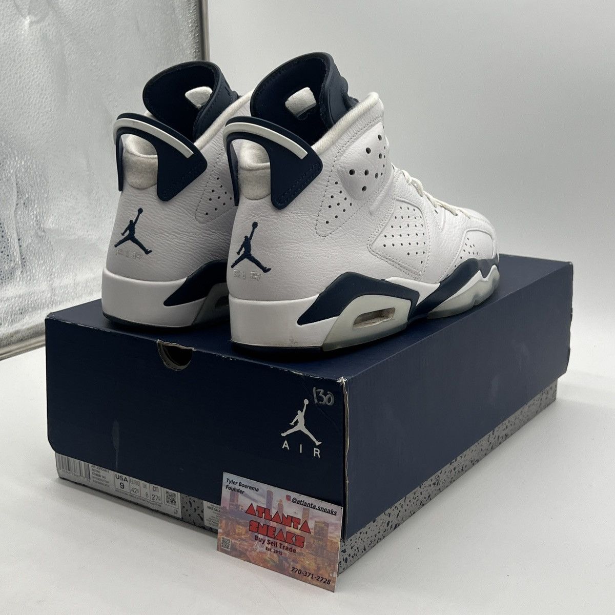 Jordan Brand Air Jordan 6 midnight navy Size US 9 / EU 42 - 5 Thumbnail