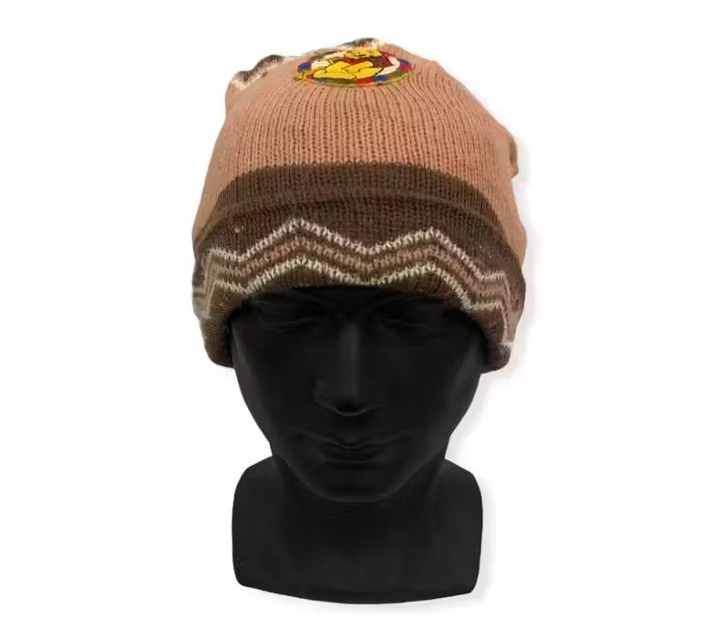image of Cartoon Network x Hats Vintage Pooh Cartoon Beanie Hat, Men's