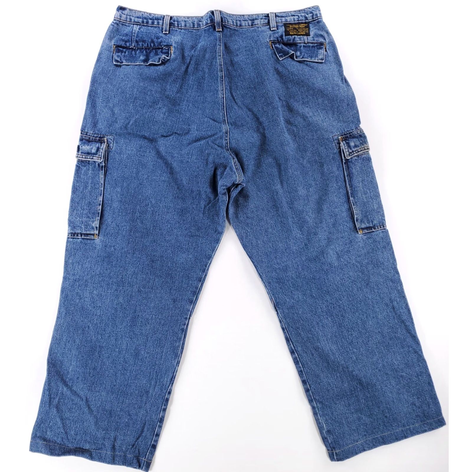 Vintage **Polo Jeans Co Military Cargo Pants Ralph Lauren Mens 40x32** User: **Ralph Lauren Military Cargo Pants Polo Jeans Co Mens 40x32** Size US L / EU 52-54 / 3 - 5 Thumbnail
