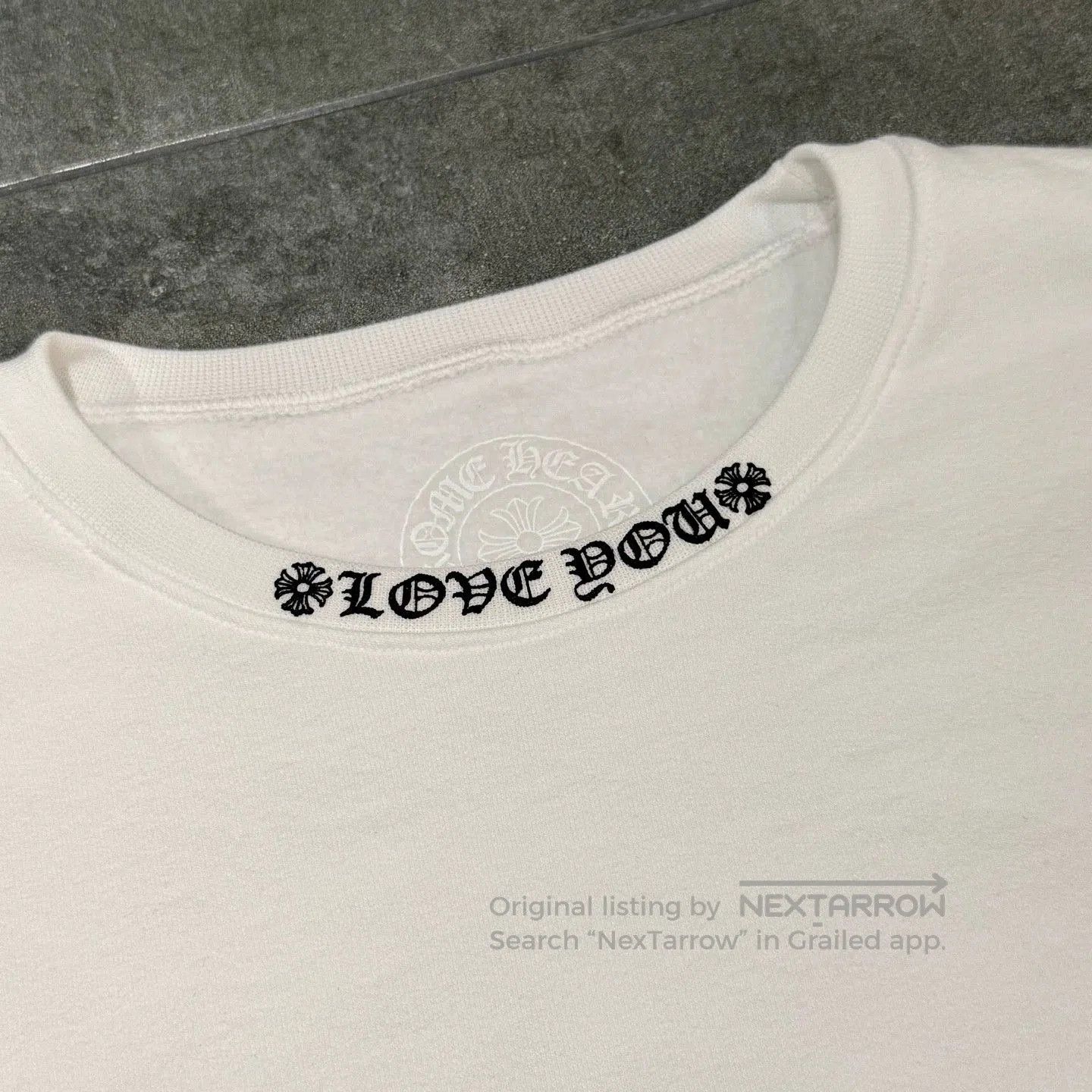 Chrome Hearts chrome hearts white love vines sweatshirt. Size US S / EU 44-46 / 1 - 3 Thumbnail