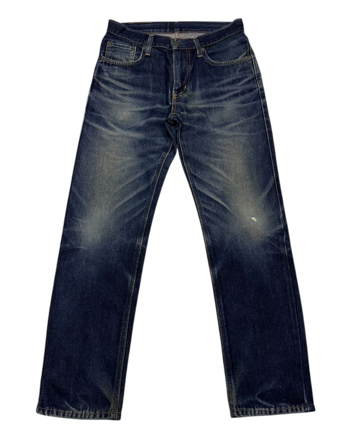 Kapital 🔥EDWIN JAPAN NO.403 JAPAN BLUE DISTRESSED DENIM JEAN Size US 30 / EU 46 - 1 Thumbnail