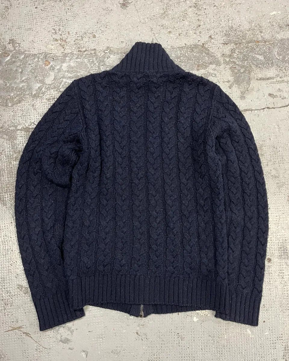 Dolce & Gabbana 2000s Dolce & Gabbana Navy Wool Zip-up Sweater Size US S / EU 44-46 / 1 - 6 Thumbnail