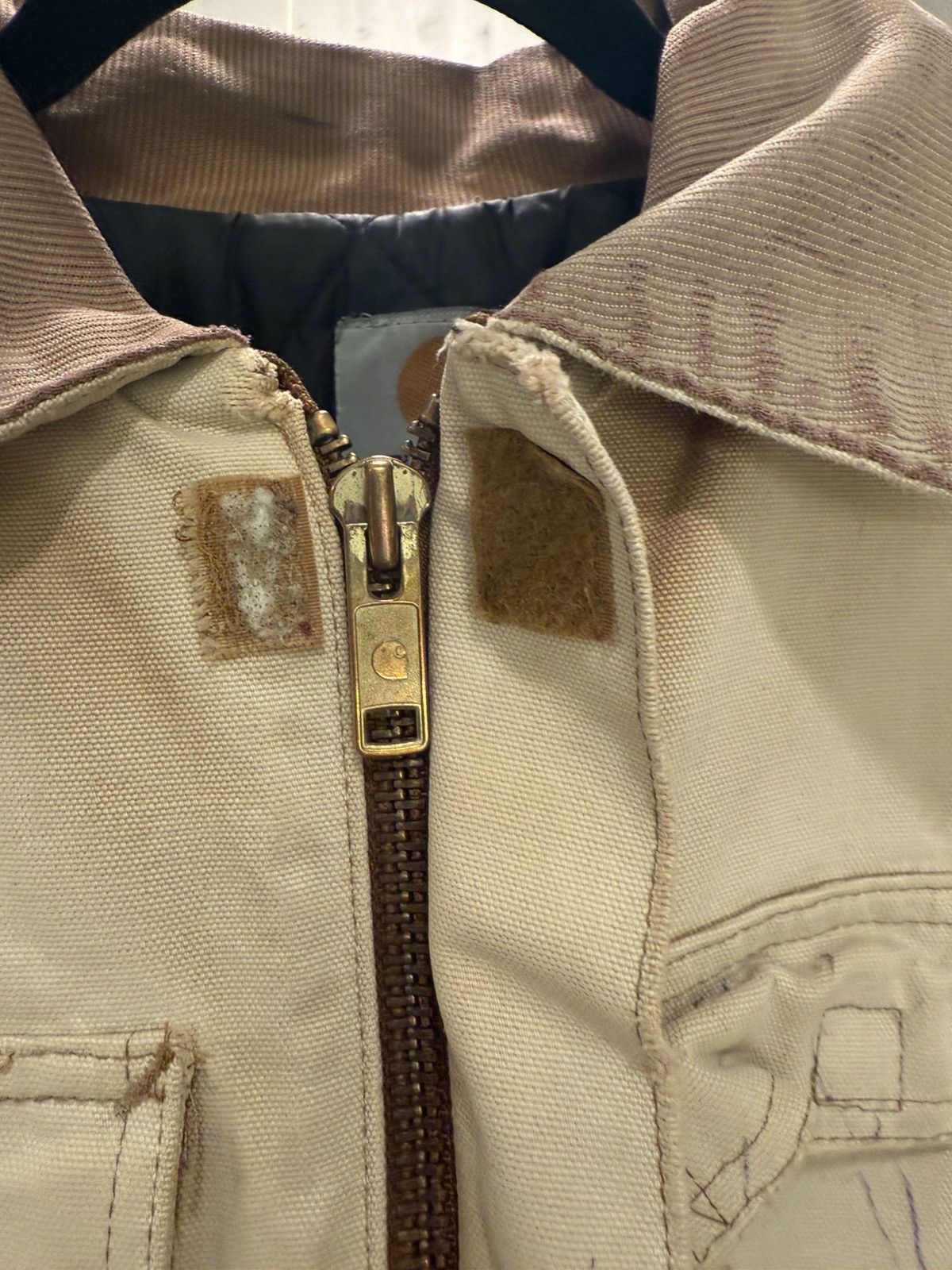 Carhartt Rare-Vintage Carhartt Detroit Jacket – Faded Sandstone Duck Size US L / EU 52-54 / 3 - 7 Thumbnail