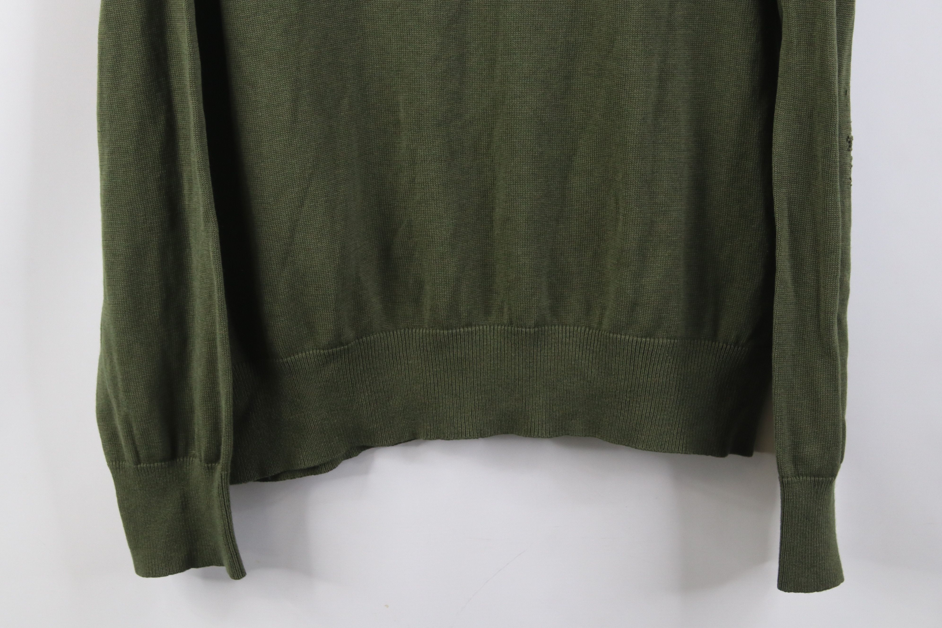 Banana Republic Banana Republic Silk Cashmere Knit V-Neck Sweater Green Size US L / EU 52-54 / 3 - 12 Thumbnail