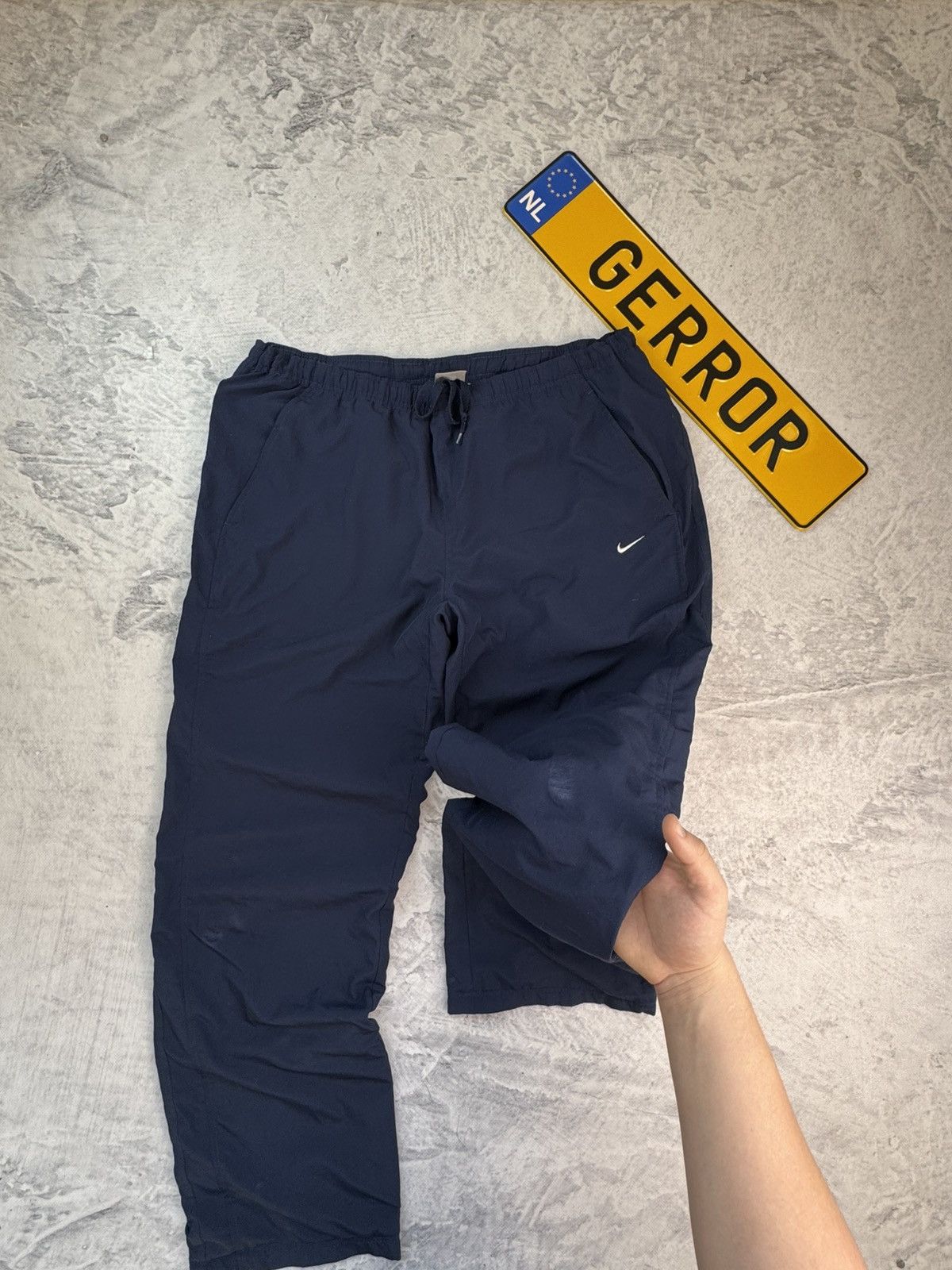 Nike × Vintage NIKE VINTAGE BASIC LOGO OVERSIZE BAGGY PANTS Size US 34 / EU 50 - 2 Thumbnail