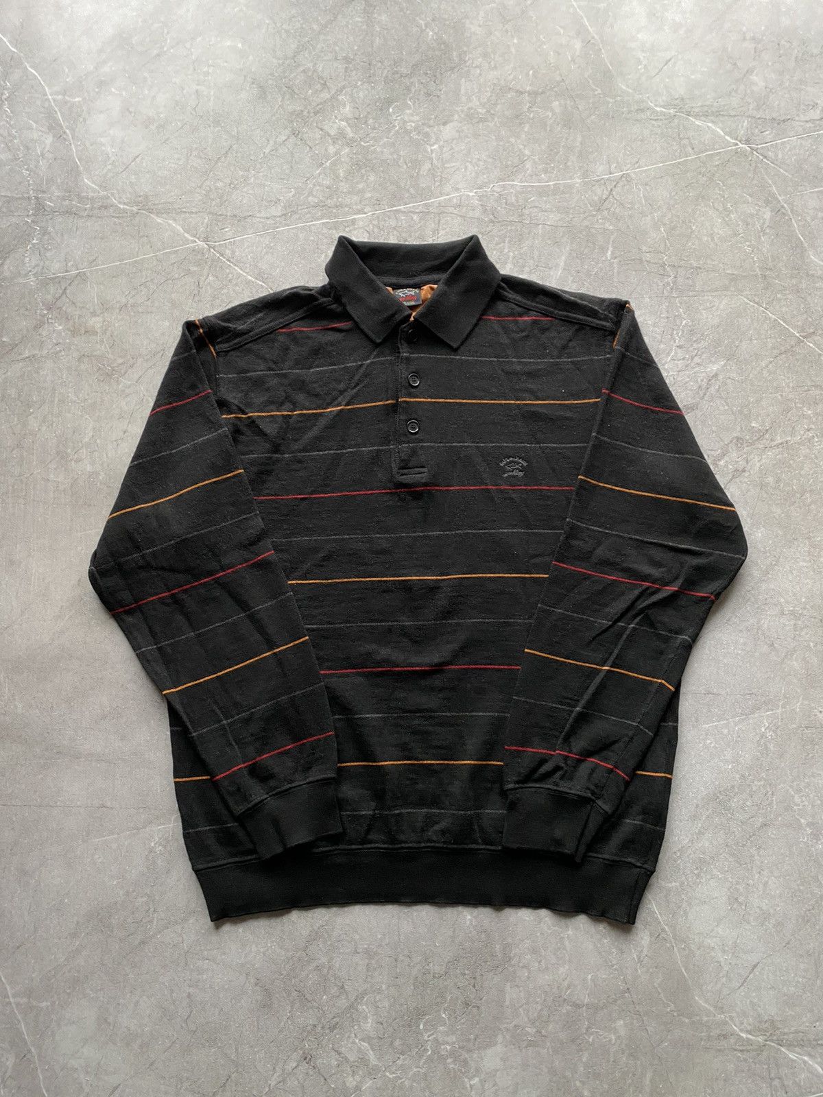 Paul & Shark Vintage Paul & Shark Yachting Sweater Pure Wool 1/3 Zip Size US L / EU 52-54 / 3 - 2 Thumbnail