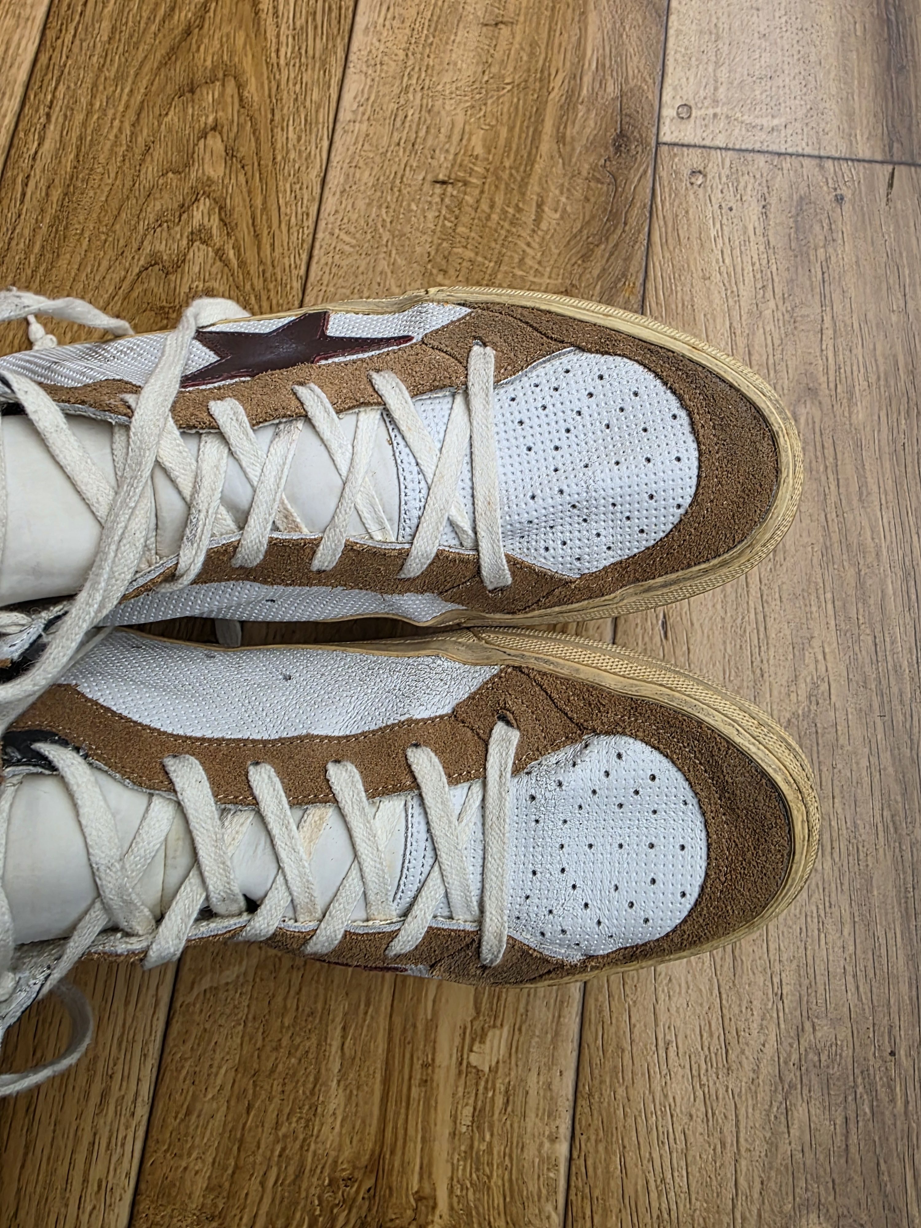 Golden Goose Golden Goose VCE 2.12 High Top Sneakers Size US 9 / EU 42 - 11 Thumbnail