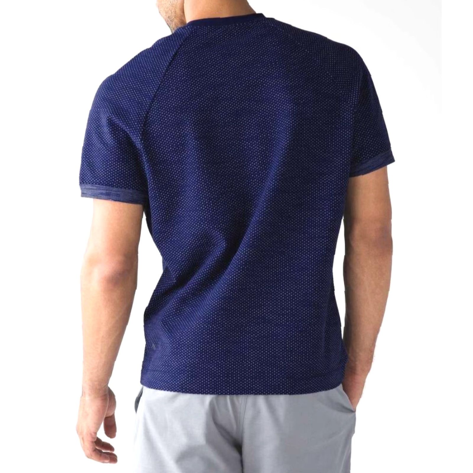 Lululemon Lululemon Men’s Roll Out Crew Short Sleeve T-Shirt Sz L Blue Size US L / EU 52-54 / 3 - 2 Thumbnail