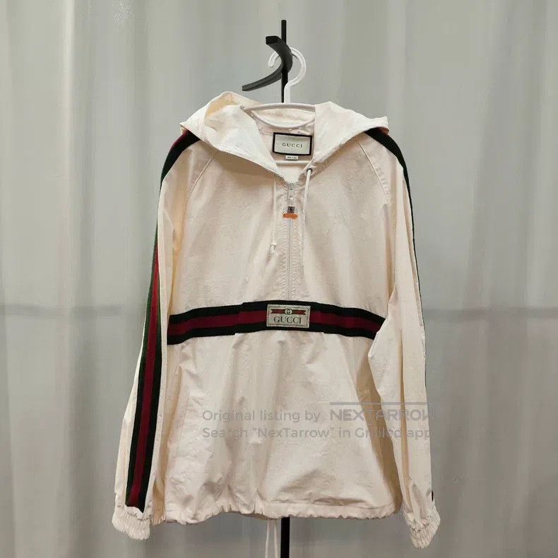 Gucci Gucci Canvas half-zipper pullover sweatshirt Size US L / EU 52-54 / 3 - 1 Thumbnail