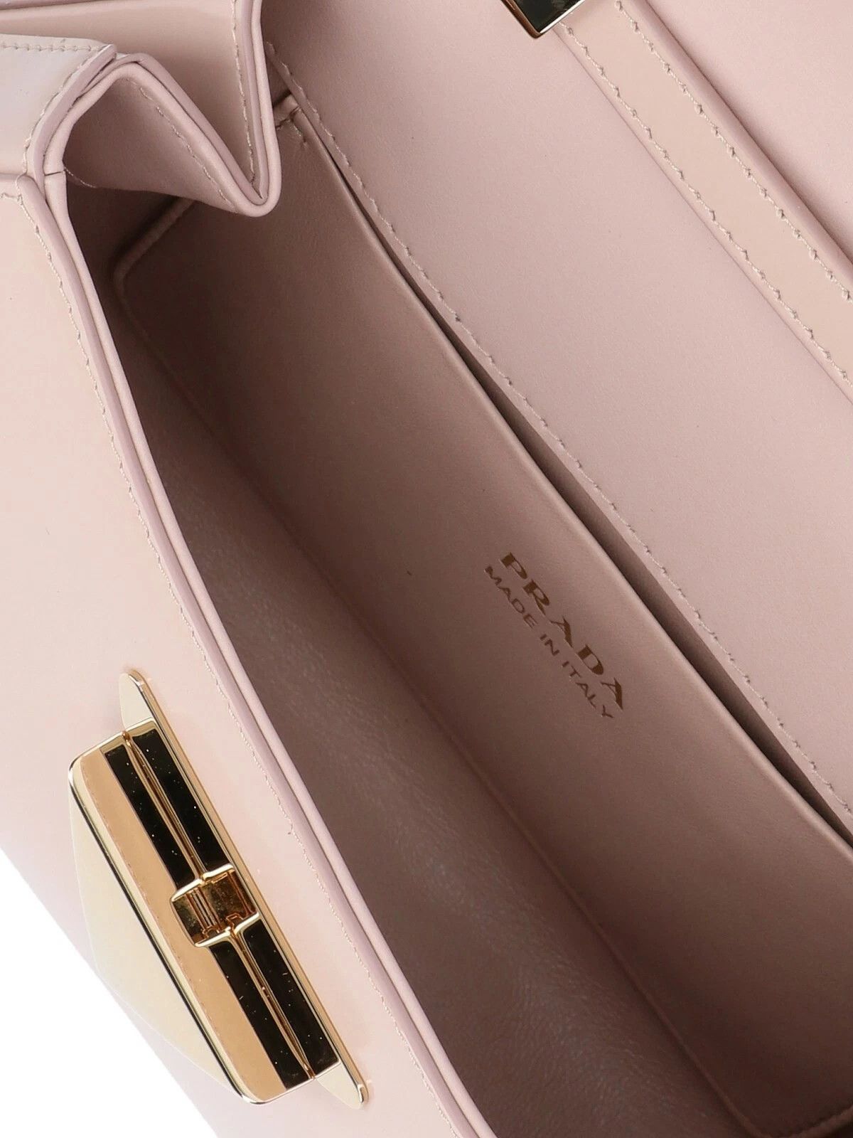 Prada PRADA Water Lily Medium Leather Shoulder Bag Size ONE SIZE - 4 Thumbnail