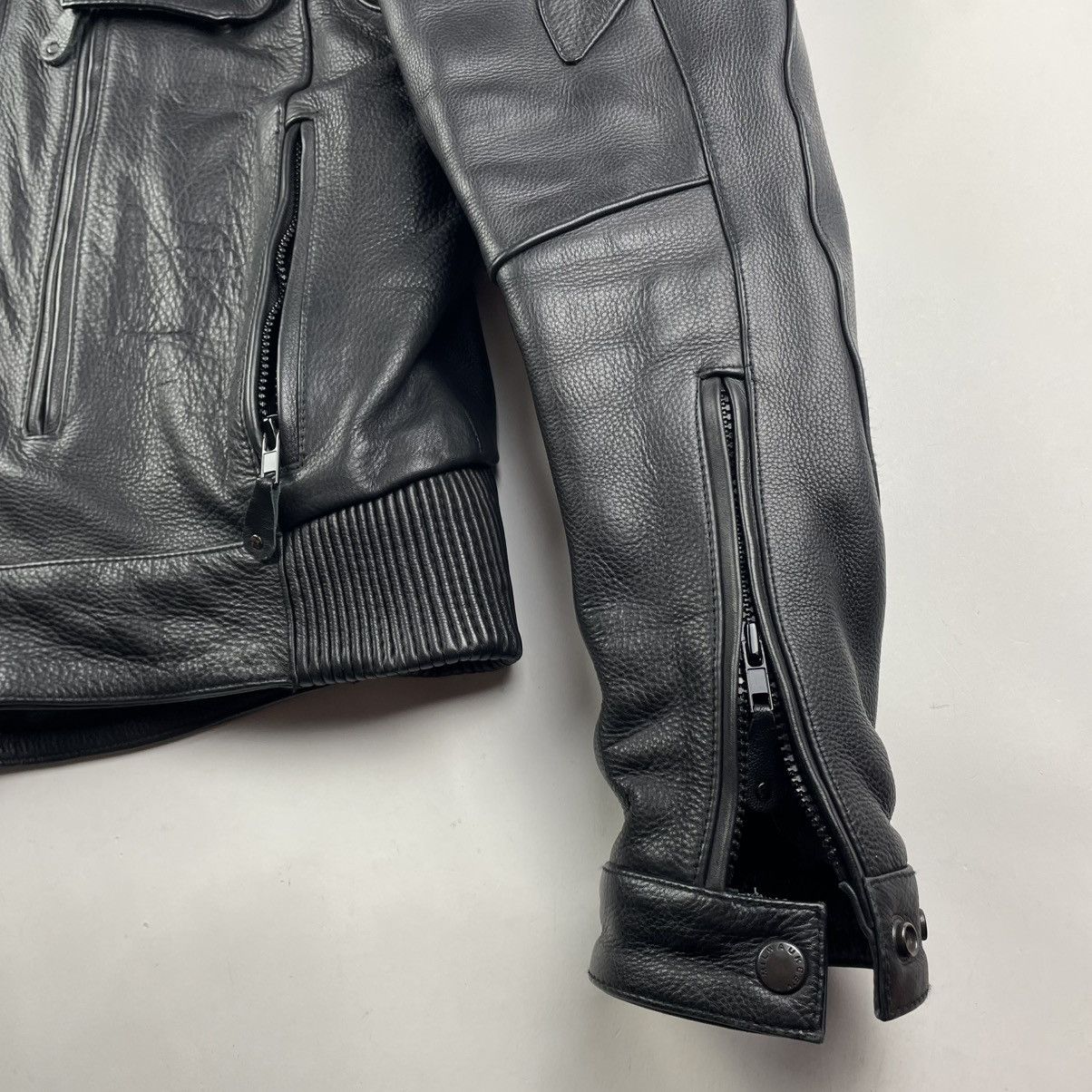Other Milwaukee Leather Jacket Mens L Black Motorcycle Biker Thick Size US L / EU 52-54 / 3 - 2 Thumbnail