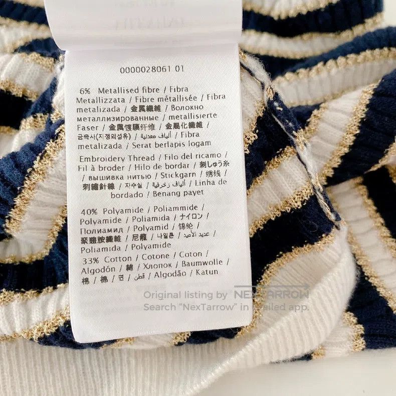 Valentino Striped knit top