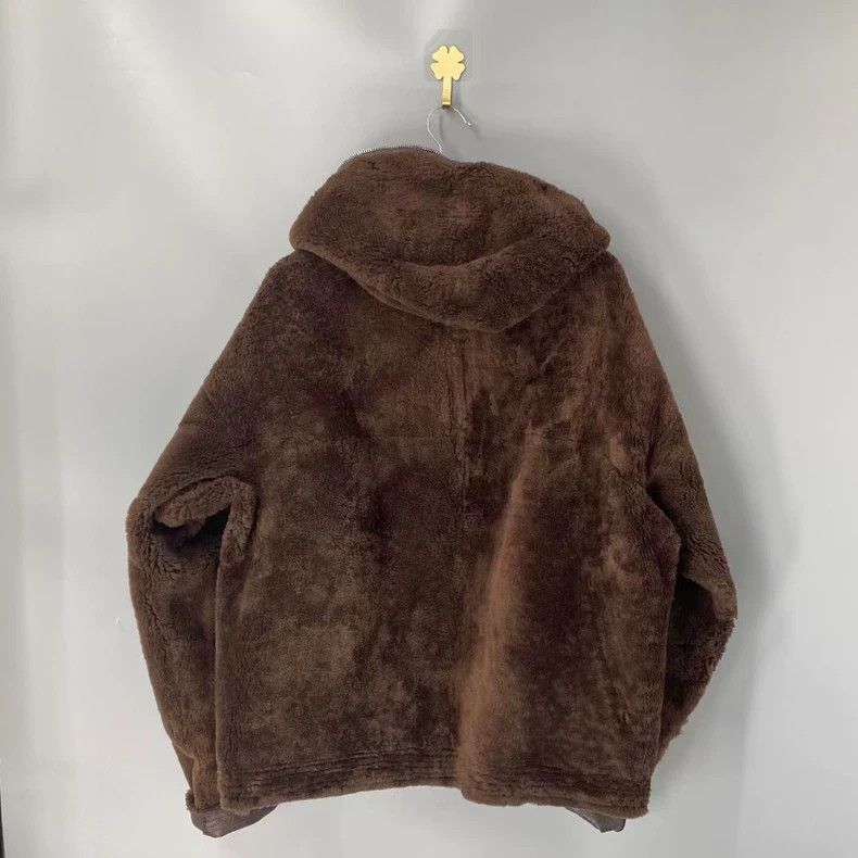 Rick Owens Rick Owens Fur-and-fur integrated double-sided leather coat Size US L / EU 52-54 / 3 - 4 Thumbnail