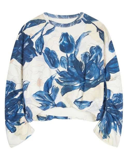Dries Van Noten Dries Van Noten Oversized printed sweathirt Size S / US 4 / IT 40 - 1 Thumbnail