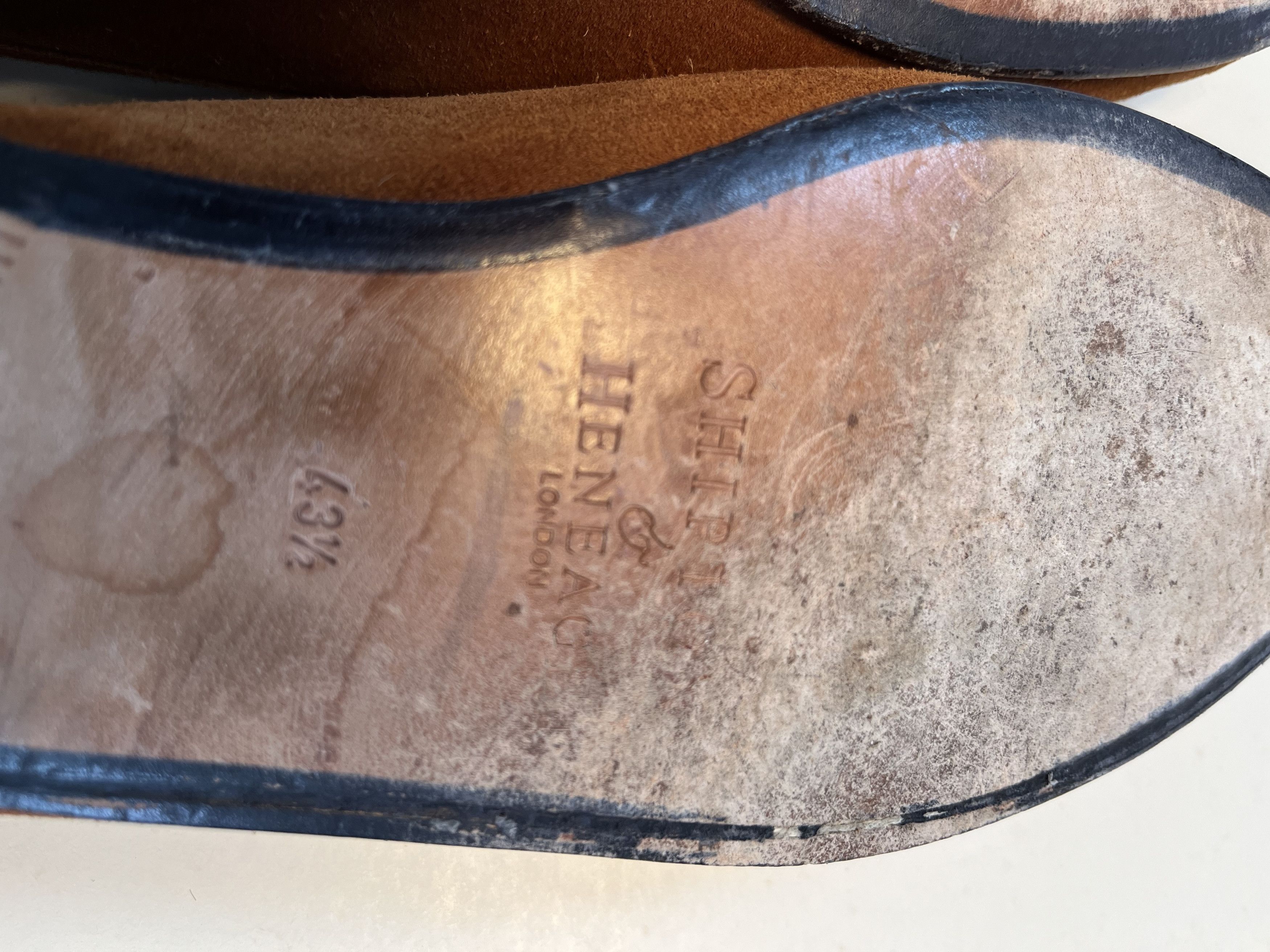 Shipton & Heneage Shipton & Heneage Tan Suede Leather Loafers Size US 10.5 / EU 43-44 - 7 Thumbnail