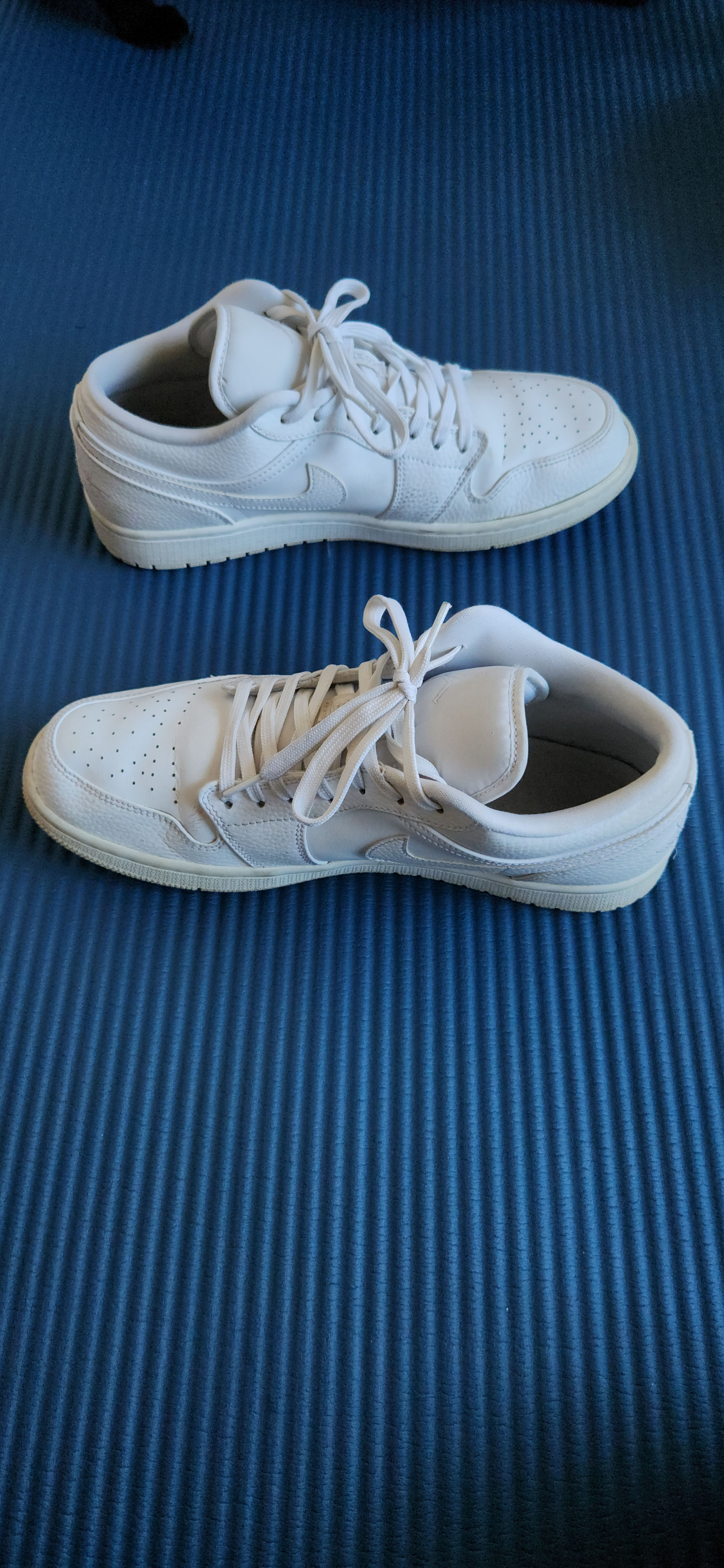 Nike Nike Air Jordan 1 Low 'Triple White' Size US 10.5 / EU 43-44 - 3 Thumbnail