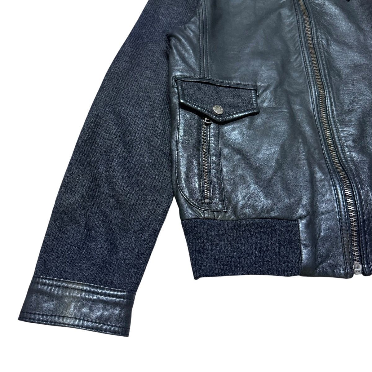 Dolce & Gabbana Dolce & Gabbana Leather Jacket Hybrid Patina Size US M / EU 48-50 / 2 - 5 Thumbnail