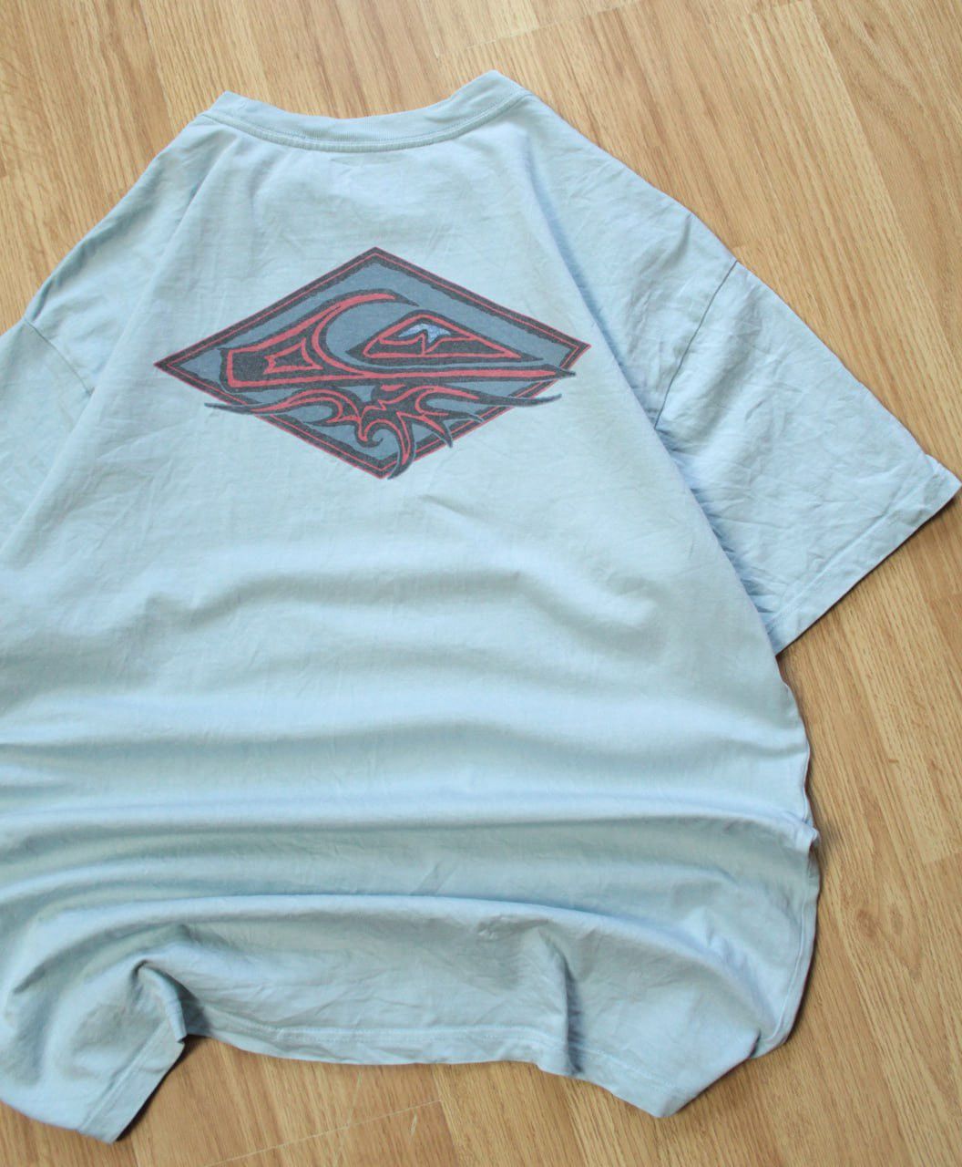Quiksilver 🔥 Quiksilver Oversized Fit Big Logo Surf Beach T Shirt Tee Size US L / EU 52-54 / 3 - 1 Thumbnail