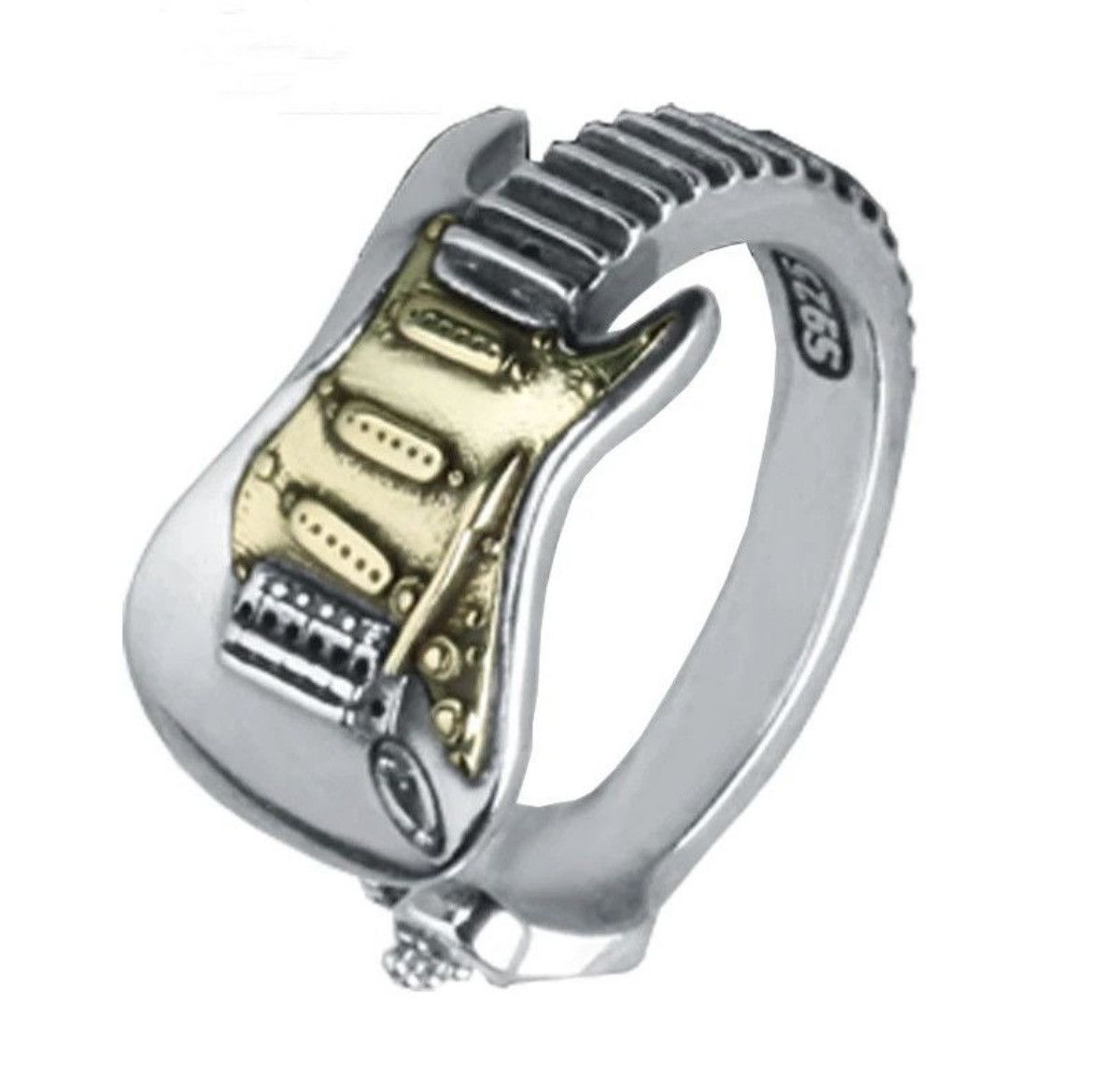 Jewelry Guitar Adjustable Ring Size ONE SIZE - 1 Thumbnail