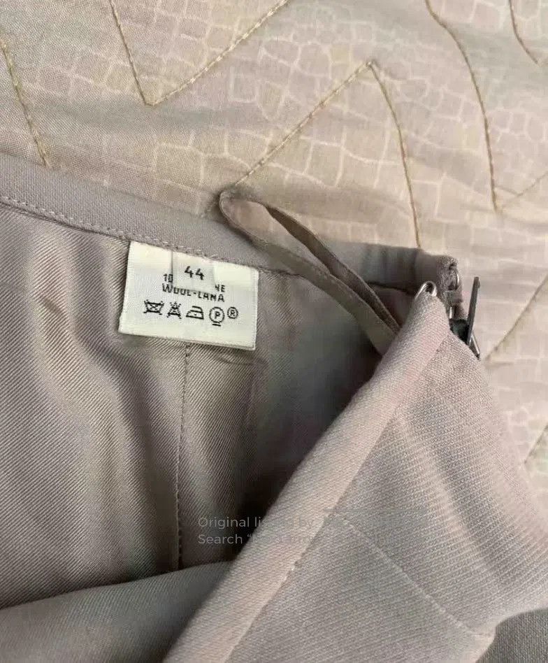 Hermes Hermes Wool Skirt Size 28" / US 6 / IT 42 - 4 Thumbnail