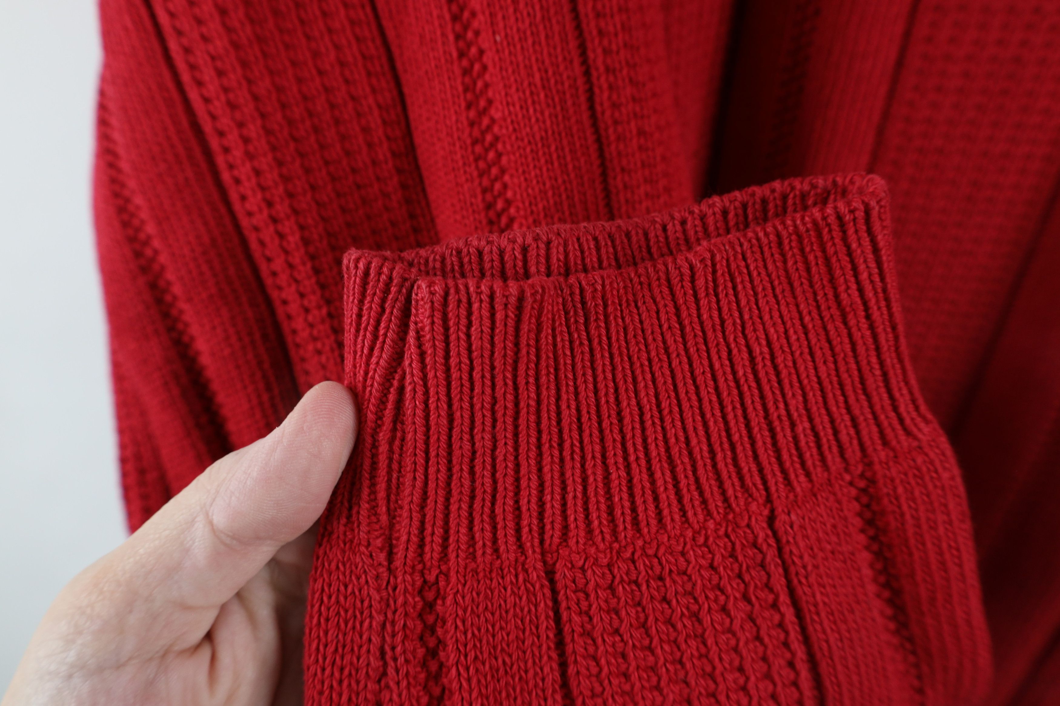 Vintage Vintage 90s Streetwear Framed Cotton Ribbed Knit Sweater Size US L / EU 52-54 / 3 - 6 Thumbnail