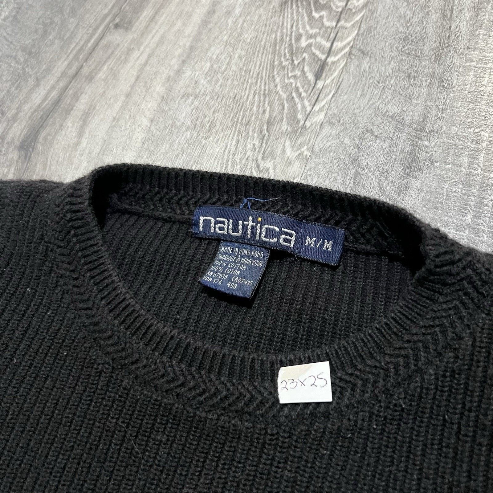 Nautica VTG Nautica Color Block Heavy Knit Sweater Black 90s Mens Size US M / EU 48-50 / 2 - 5 Thumbnail