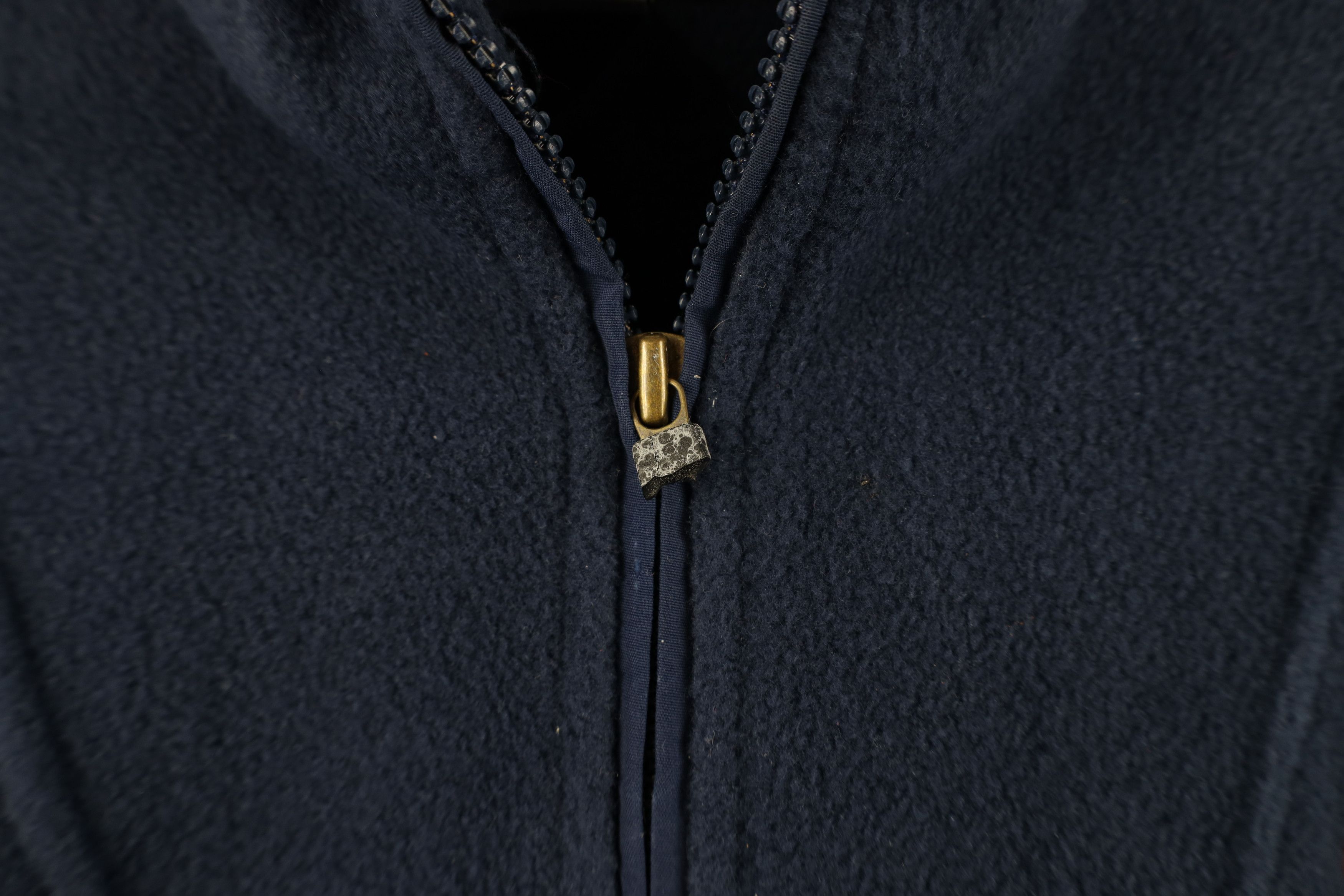 Vintage Vintage 90s Bay Resort Half Zip Fleece Sweater Navy Blue Size US M / EU 48-50 / 2 - 6 Thumbnail