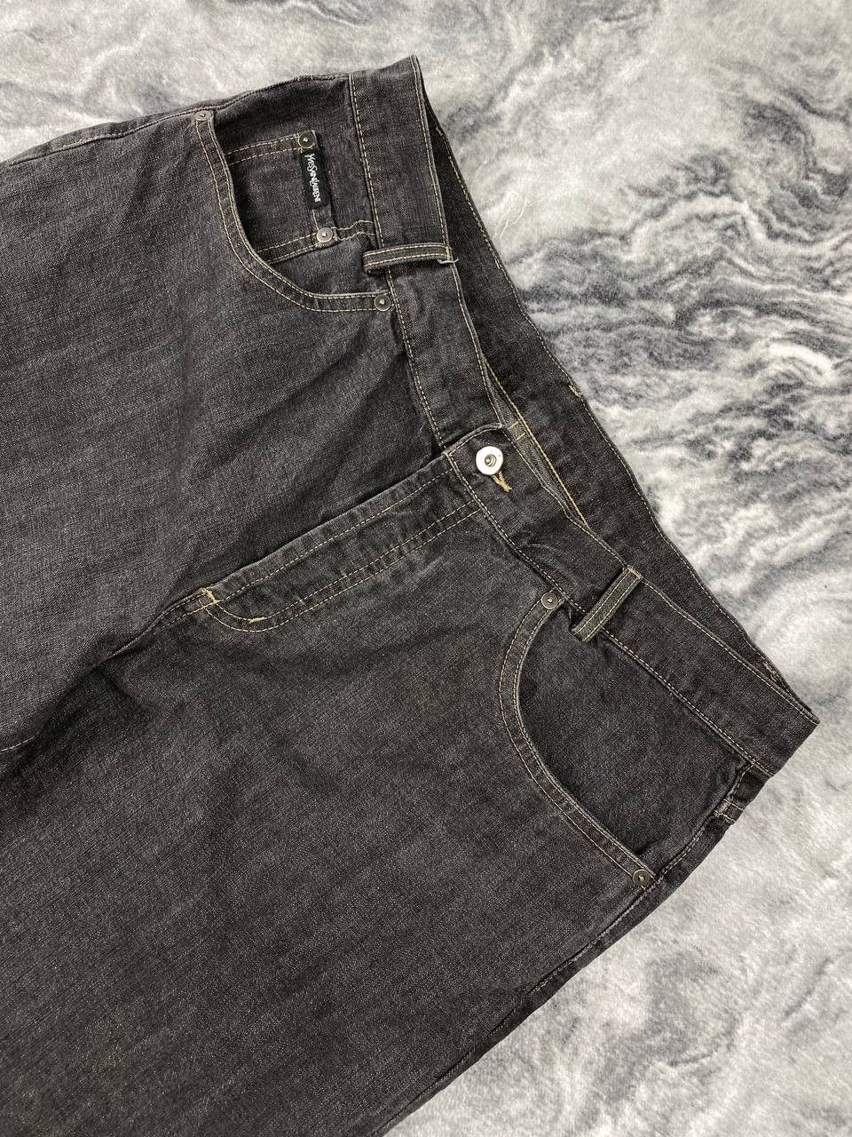 Yves Saint Laurent Vintage Yves Saint Laurent Baggy Jeans YSL Big Logo Men Size US 36 / EU 52 - 6 Thumbnail