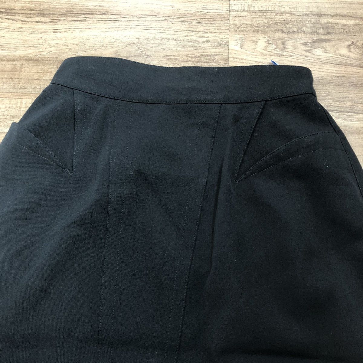 Thierry Mugler × Vintage Vintage Thierry Mugler Wool Skirts Size 24" / US 00 / IT 34 - 2 Thumbnail
