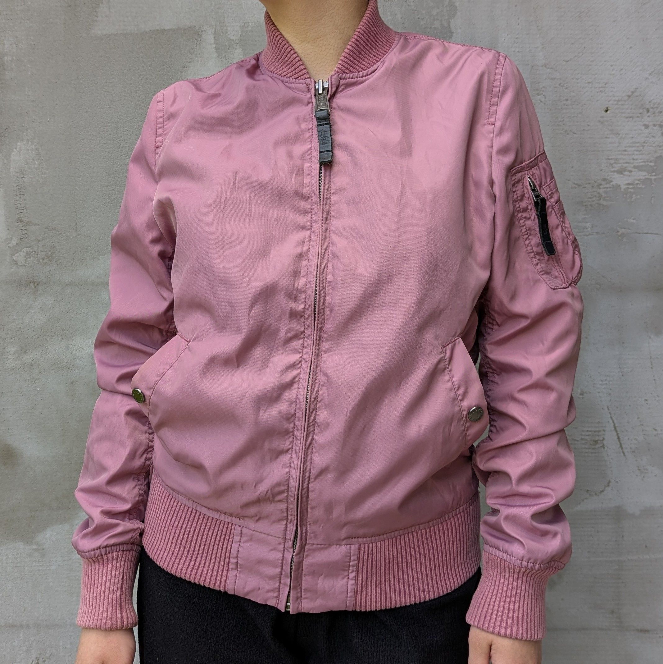 ALPHA INDUSTRIES Bomber Jacket Aviator Military Flight MA-1